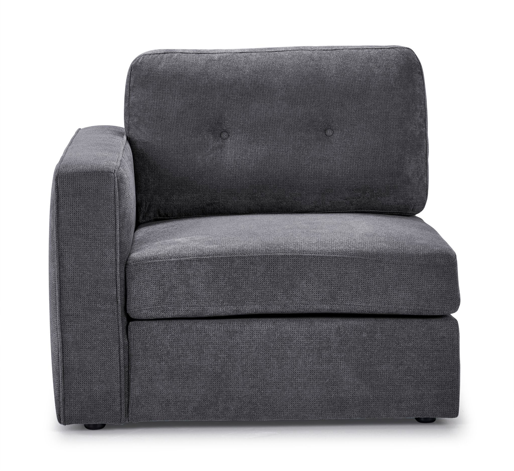 Feeling Connected - Connex 6-Piece Modular Sectional with Storage Console - Light Grey - Image 7