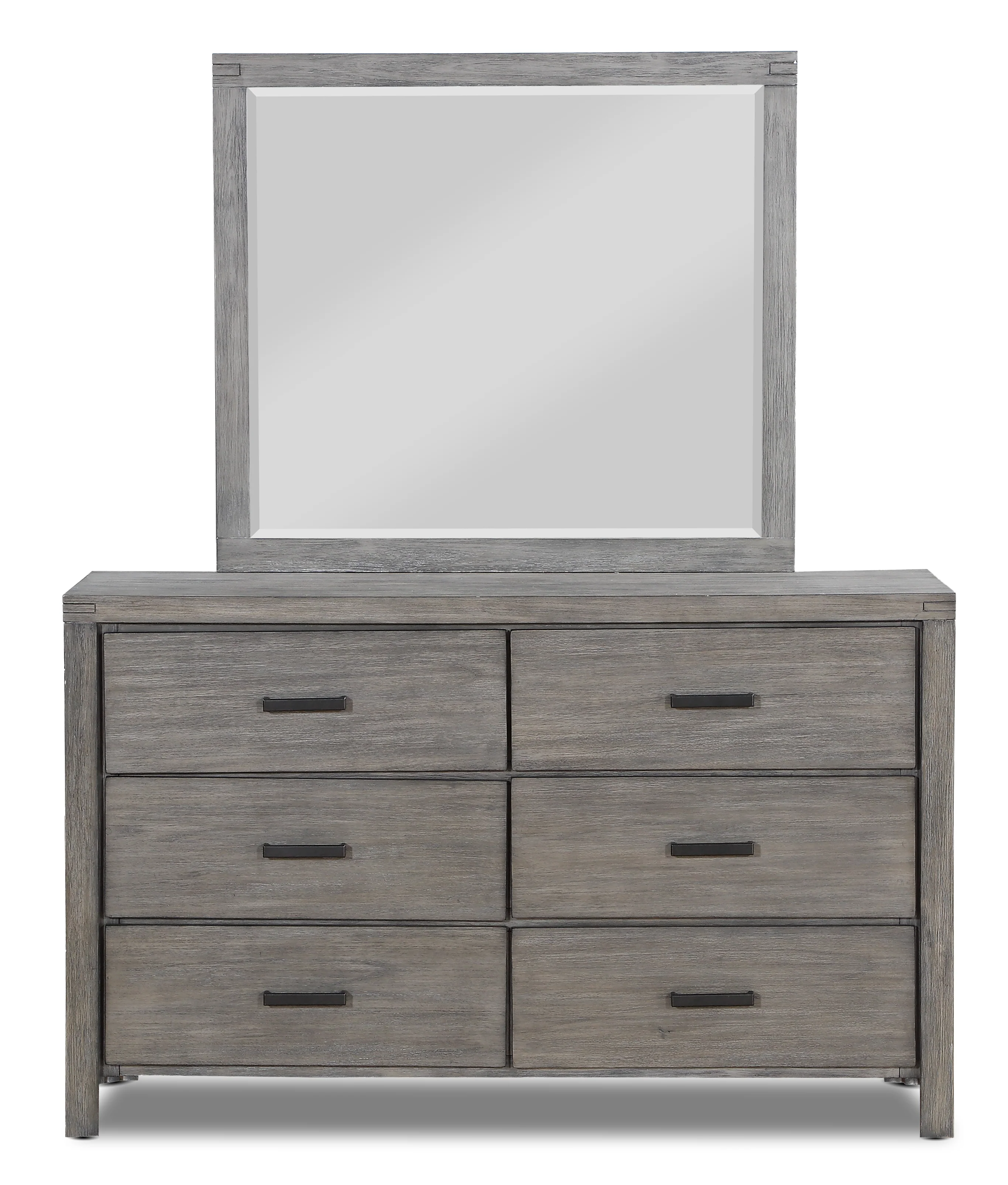 Copeland Mirror - Wire-Brushed Grey - Image 3