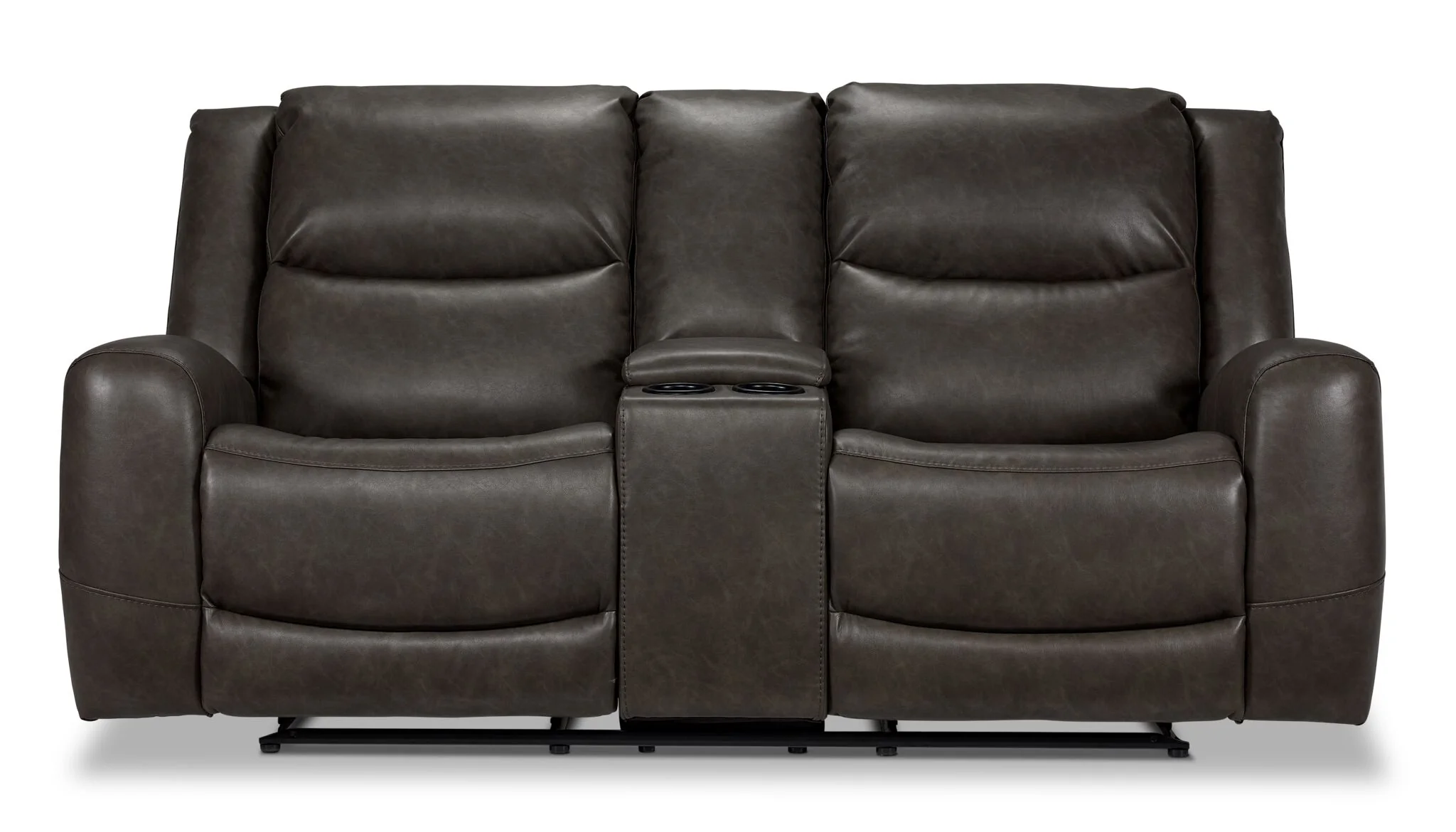 Copley Reclining Loveseat with Console - Slate - Image 2