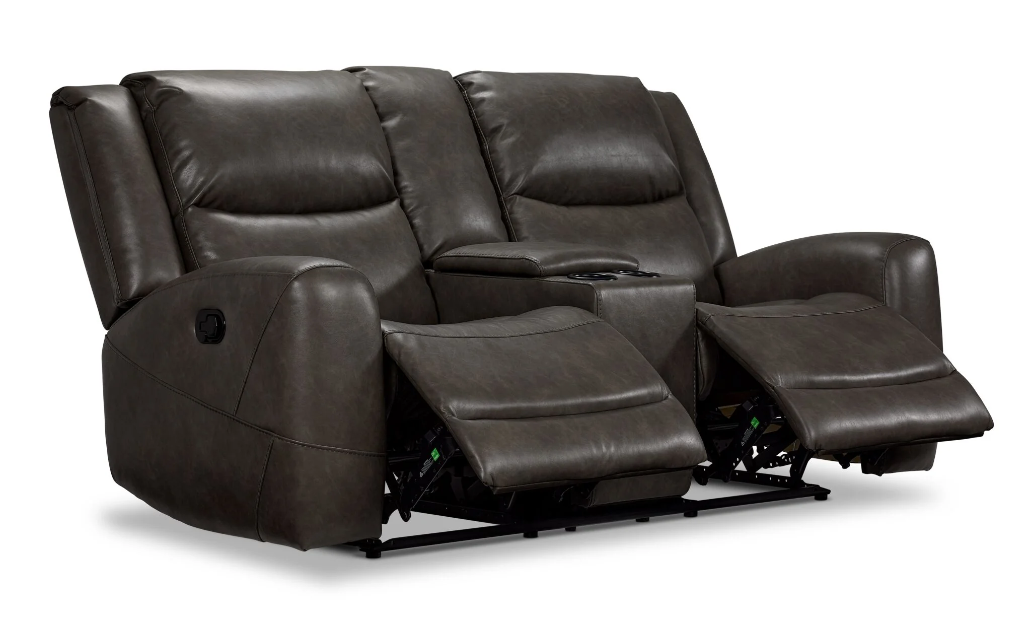 Copley Reclining Loveseat with Console - Slate - Image 3