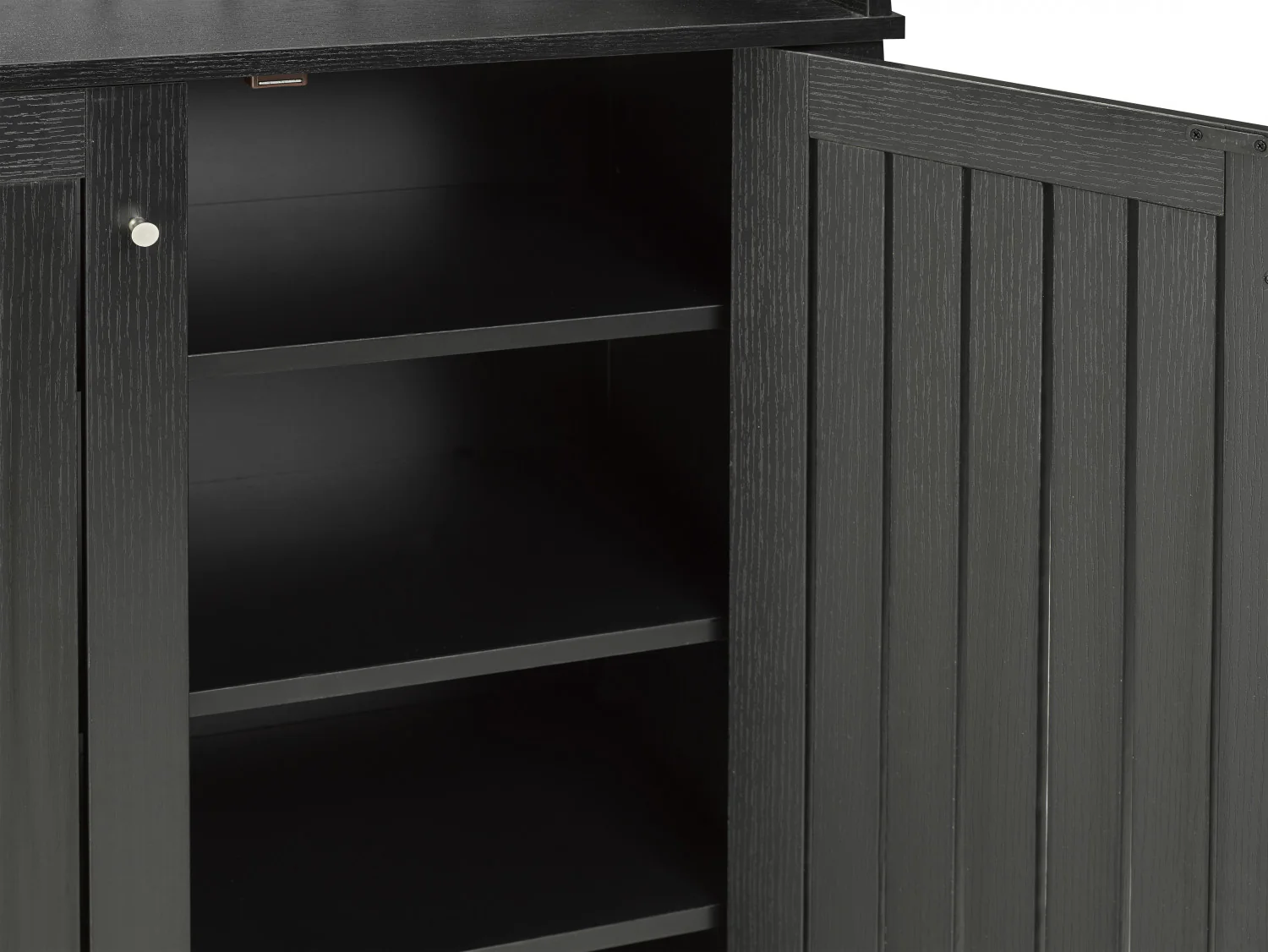 Cora Shoe Cabinet - Black - Image 2
