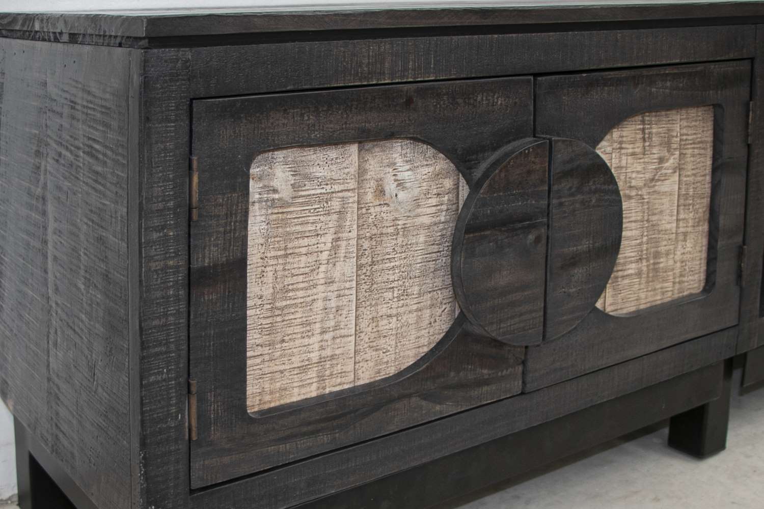 Cosala 93" TV Stand - Black - Image 4