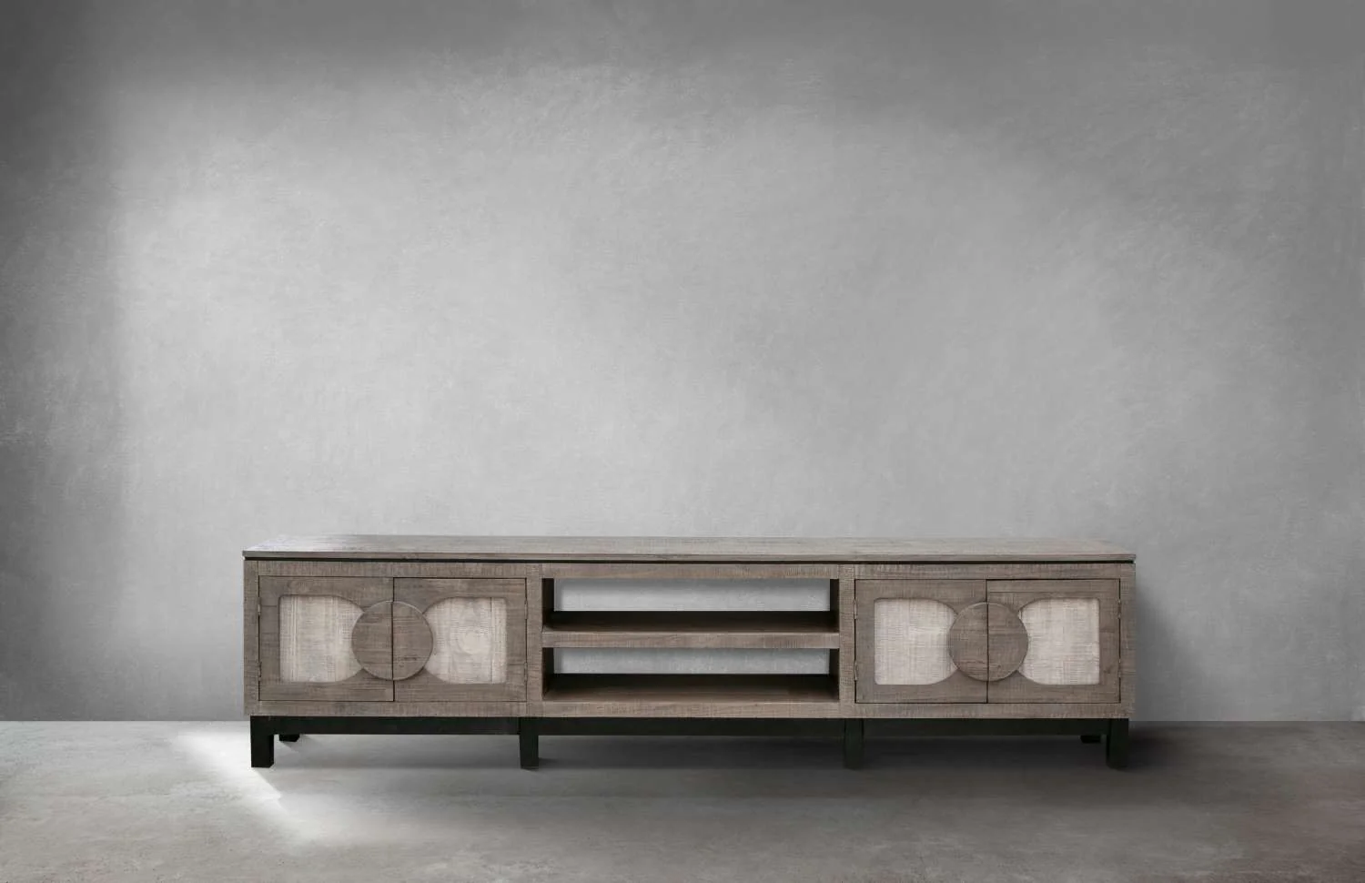Cosala 93" TV Stand - Grey - Image 2