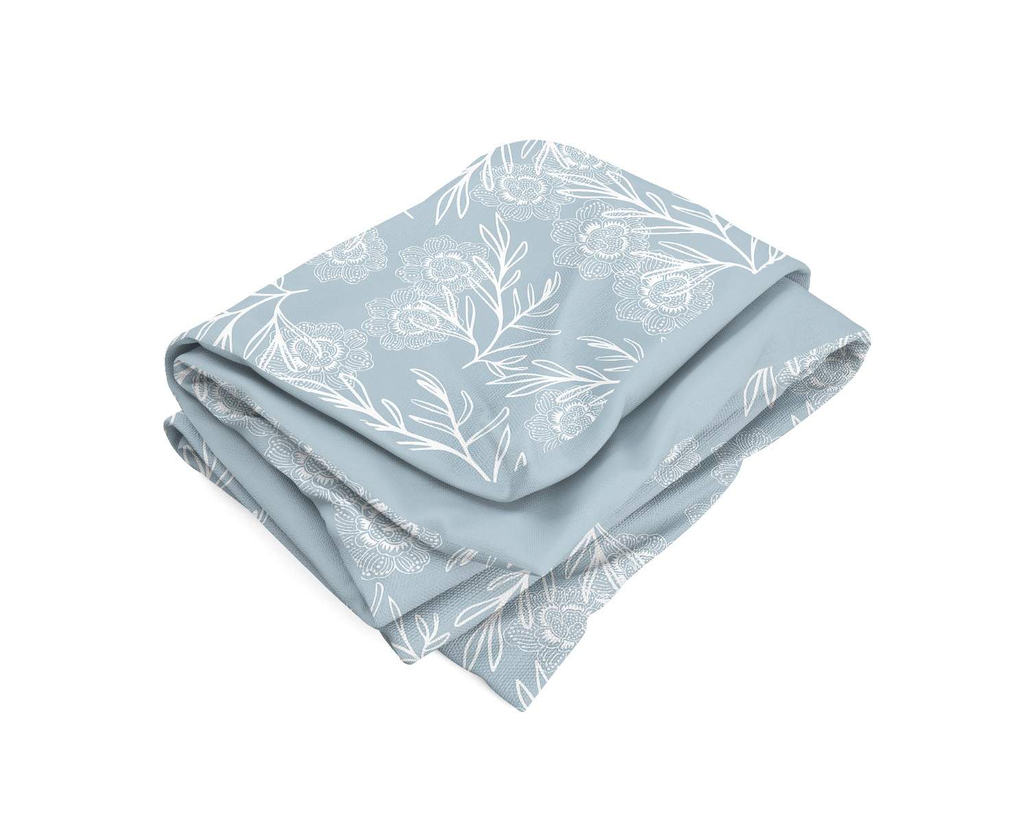 Cotton House 3-Piece Full Duvet Cover Set - Serene Blooms - Image 2
