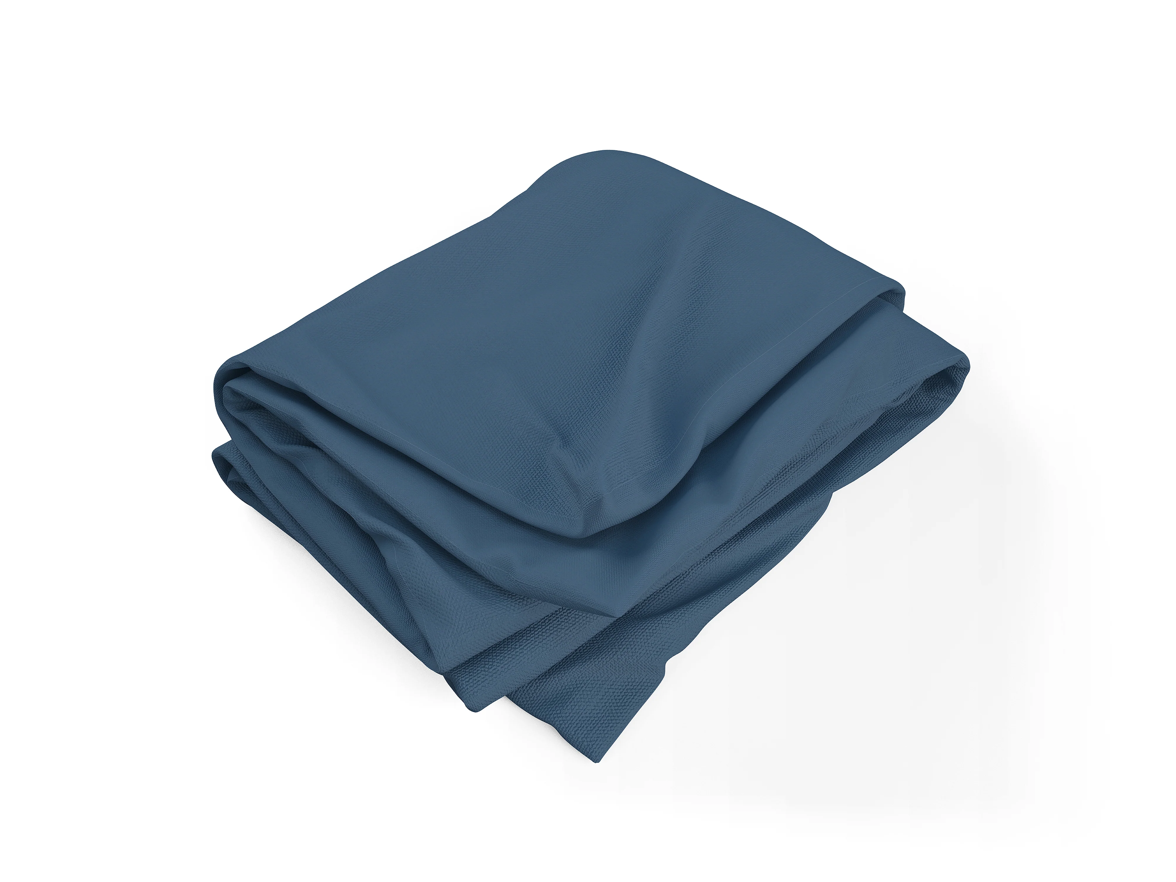 Cotton House 3-Piece King Duvet Cover Set - Blue - Image 2