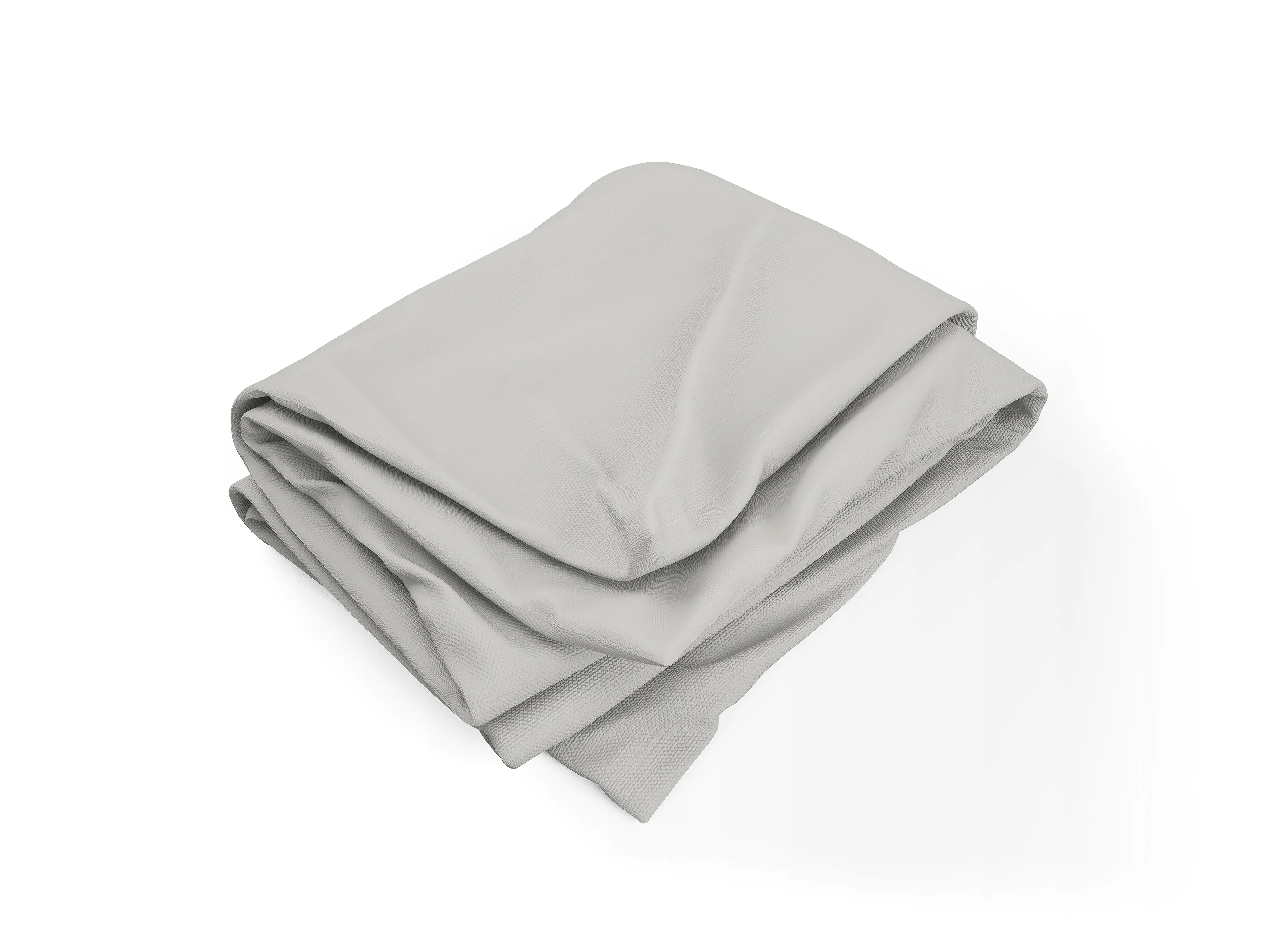 Cotton House 3-Piece King Duvet Cover Set - Silver - Image 2