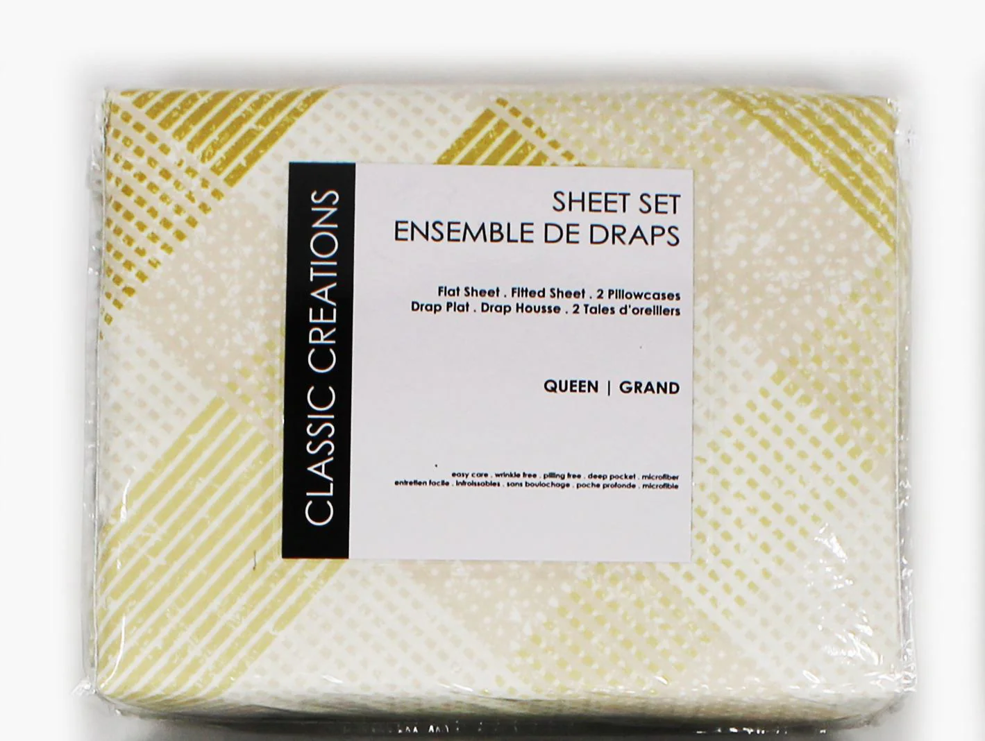 Cotton House Microfibre Queen Sheet Set - Assorted Colours - Image 3
