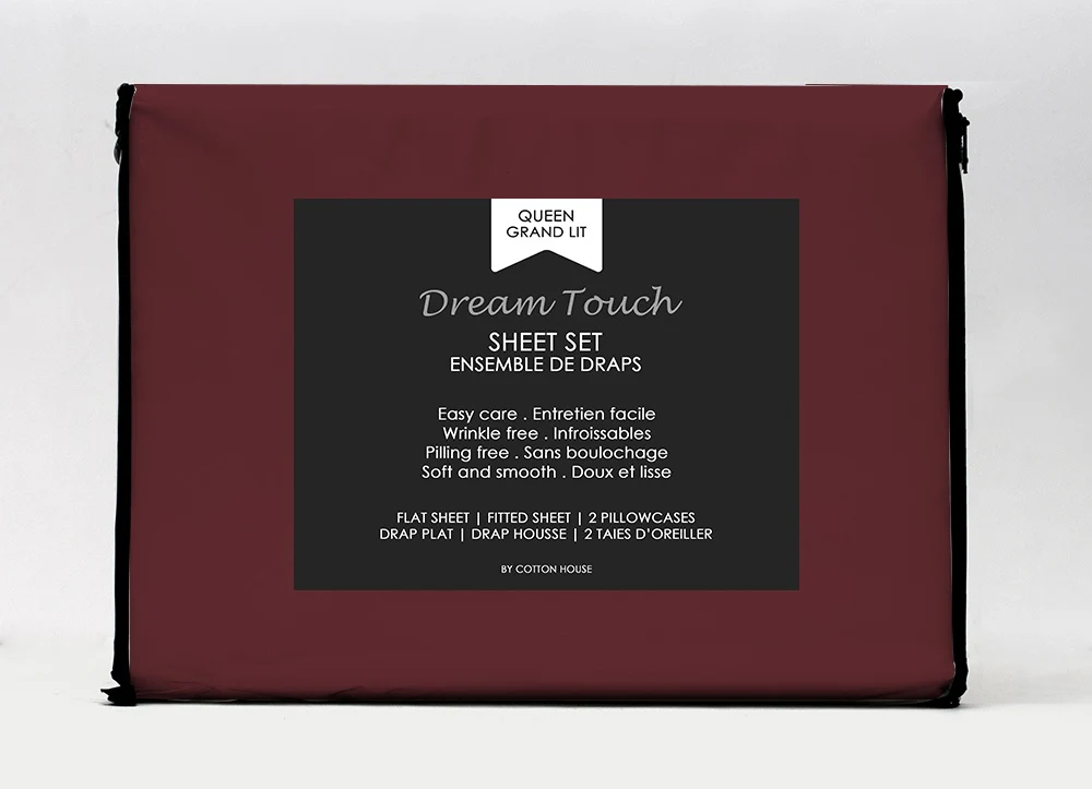 Cotton House Microfibre Queen Sheet Set - Assorted Colours - Image 4