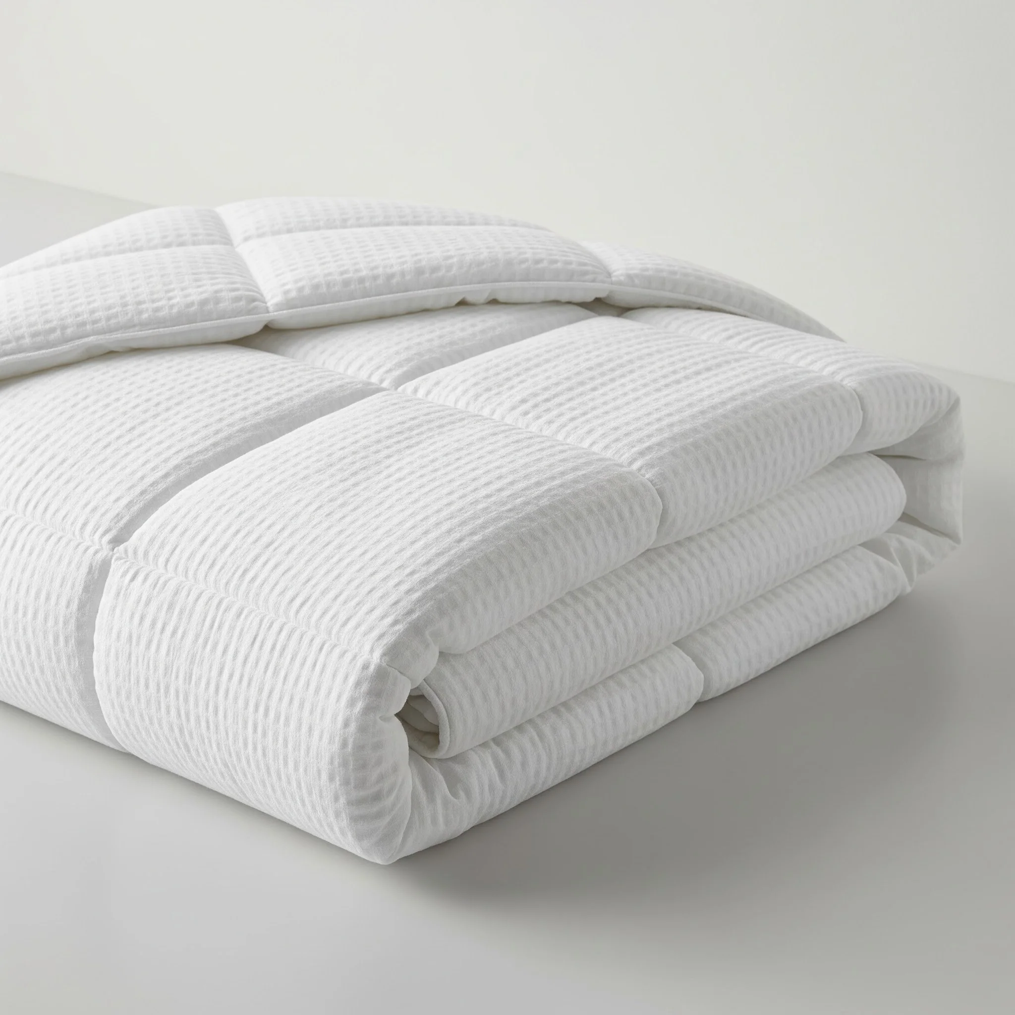 Cotton House Seersucker King Duvet - White - Image 2