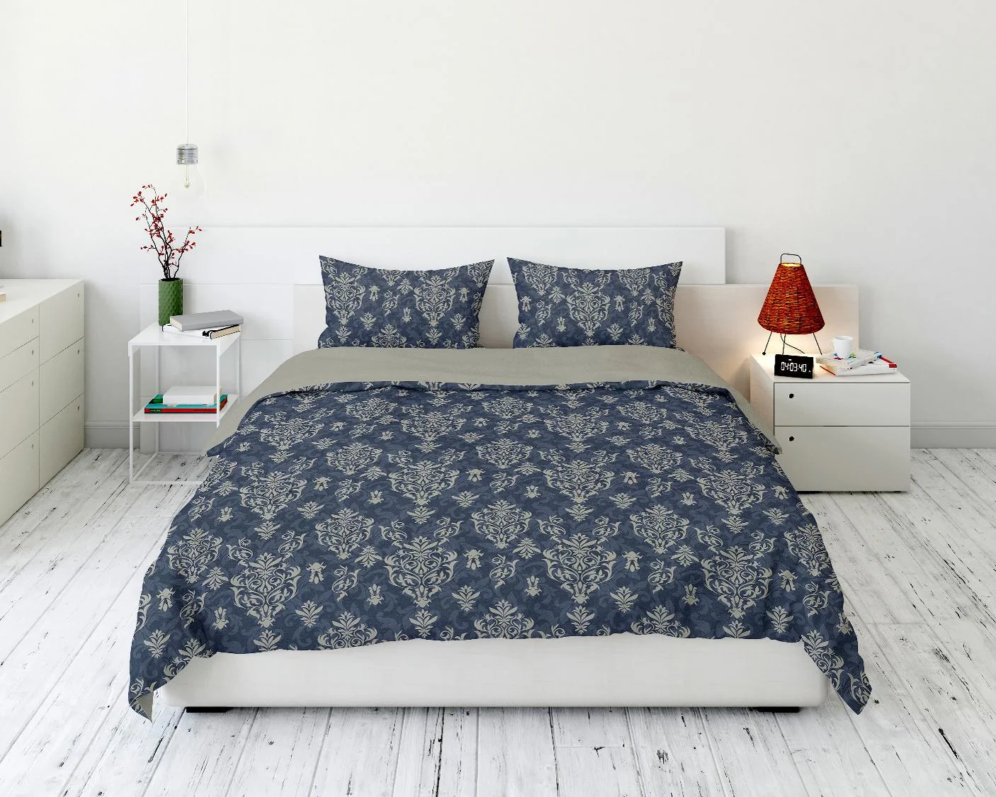 Cotton House Twin Duvet Cover Set - Blooming Vine