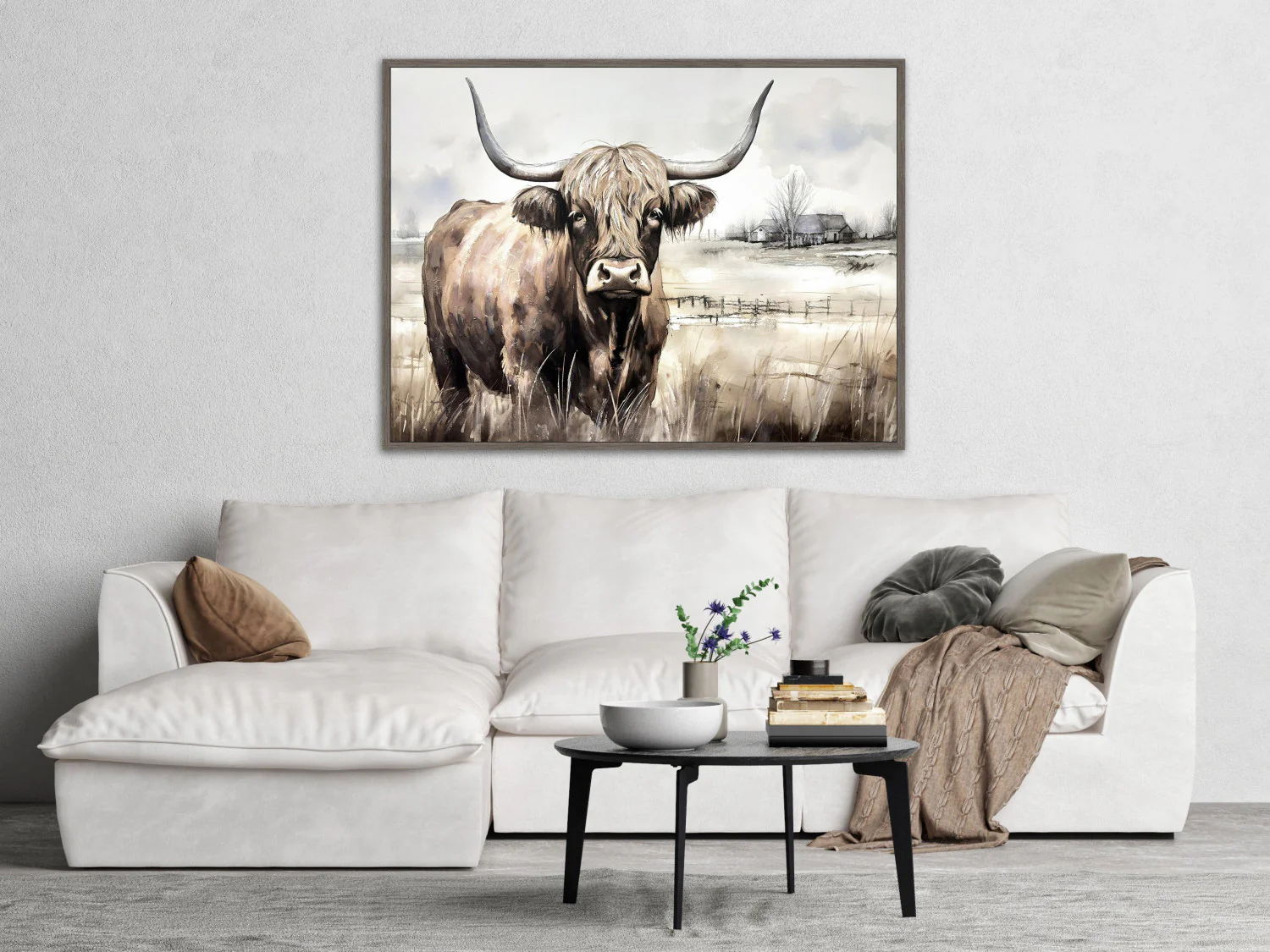 Country Guardian Wall Art - Brown - 36 X 48 - Image 2