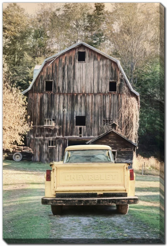 Country Lane Wall Art - Natural - 30 X 45