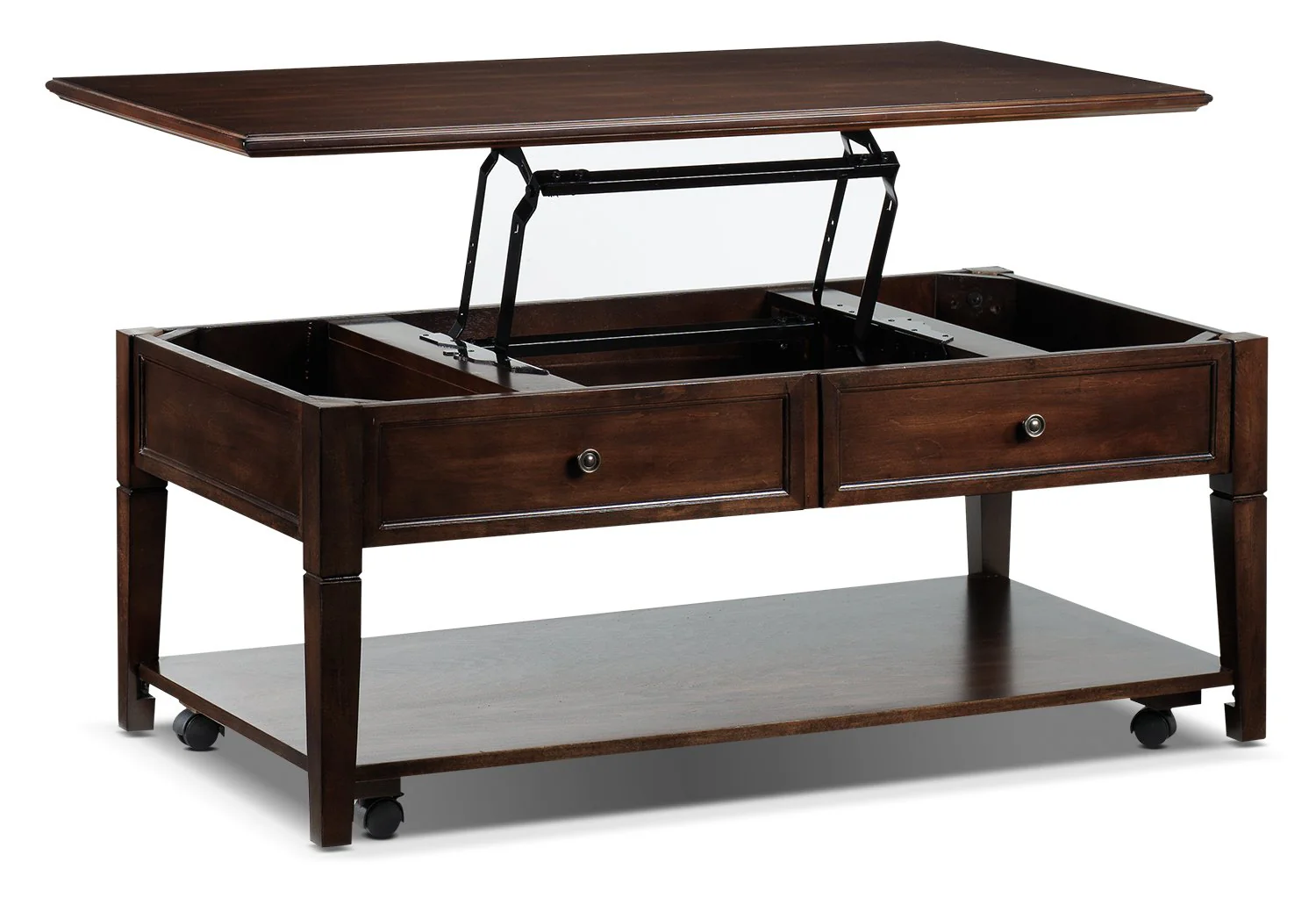 Coventry 48" Lift-Top Coffee Table - Walnut - Image 2