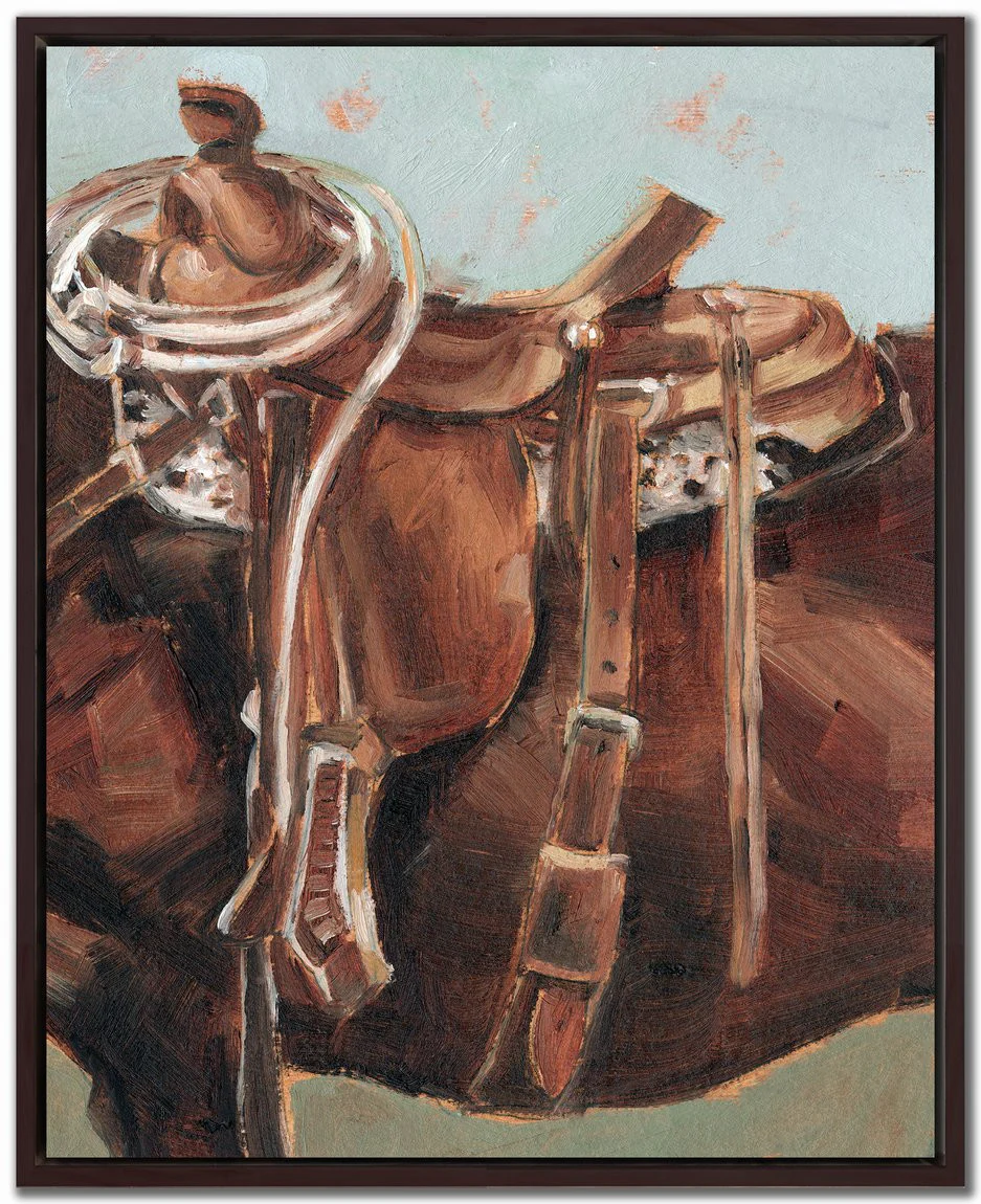 Cowboy’s Companion II Wall Art - Brown - 24 X 30
