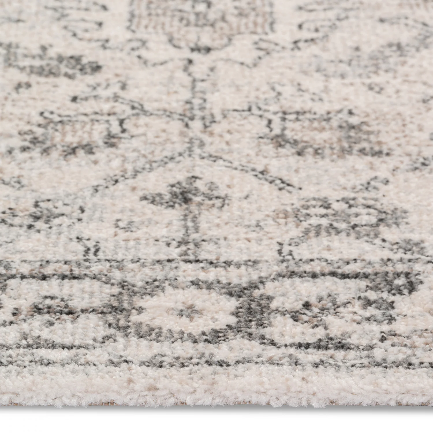 Cubana Traditional Rug - 6' x 9' - Espresso/Grey - Image 4