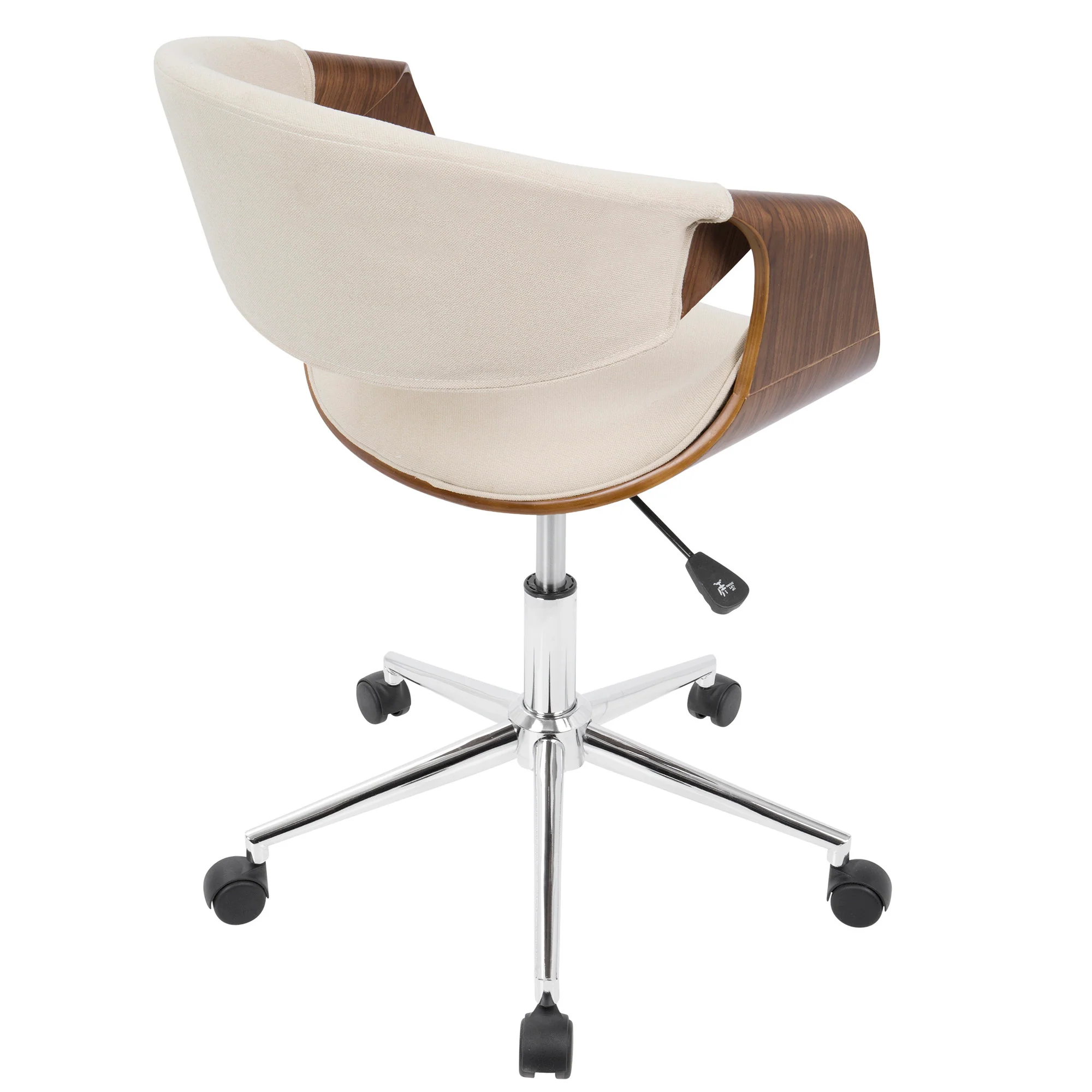 Curvo Office Chair - Cream - Image 4