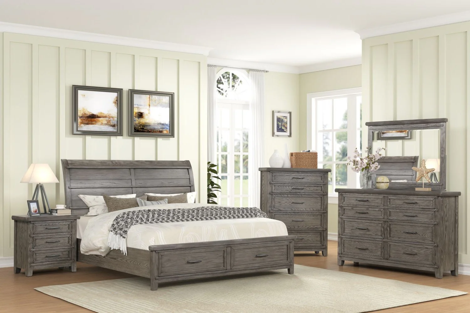 Dahlia 8-Drawer Dresser - Grey - Image 2