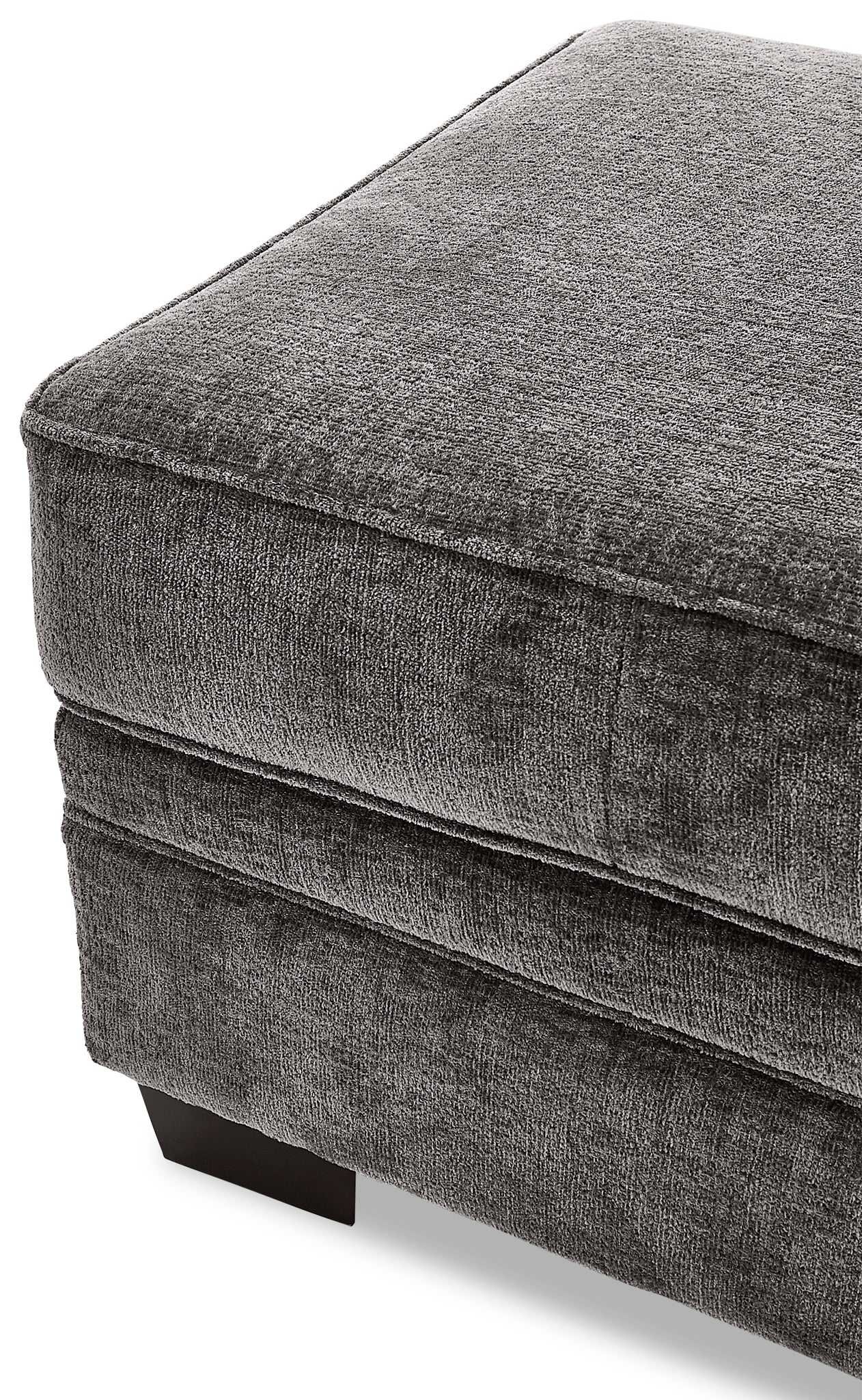 Daisy Ottoman - Charcoal - Image 3
