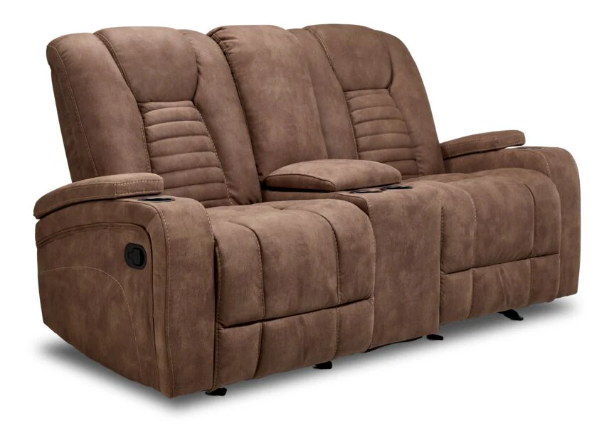 Dallas Reclining Sofa, Loveseat & Chair Set - Mocha - Image 3