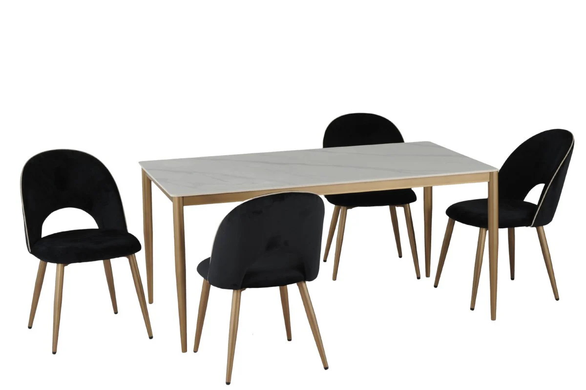 Dalva Dining Chair - Black - Set of Two - Image 8