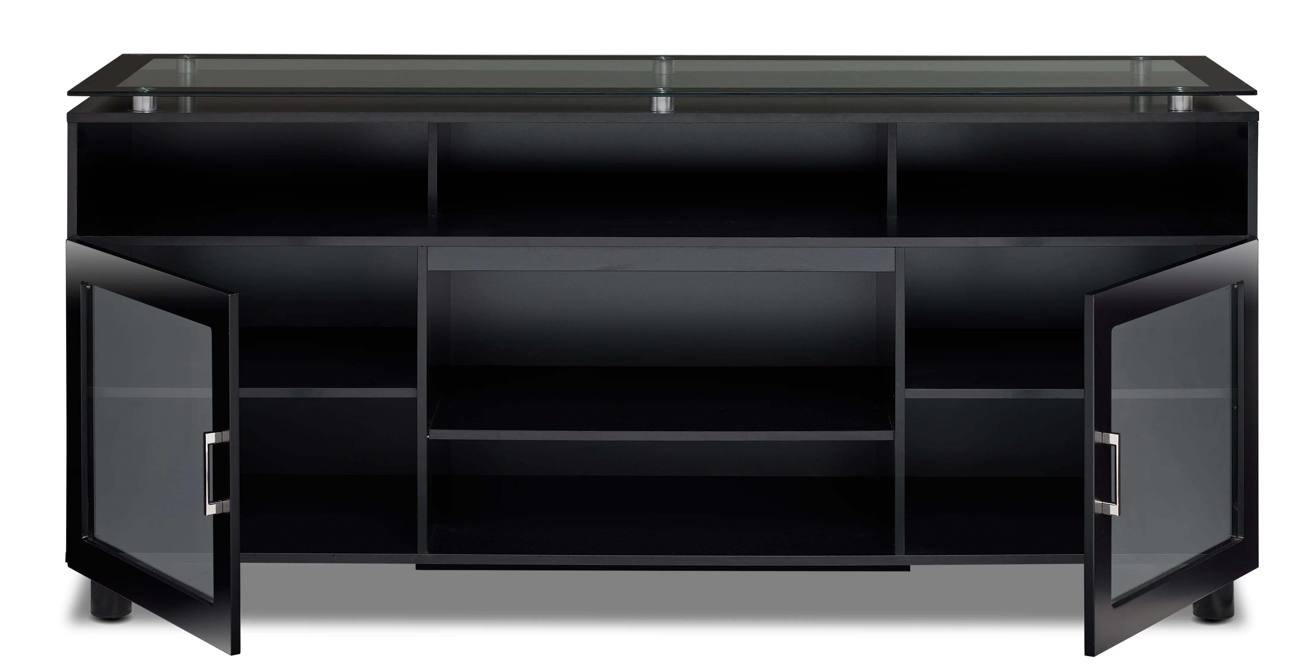 Damien 72" Flat Panel Television Stand - Black - Image 3