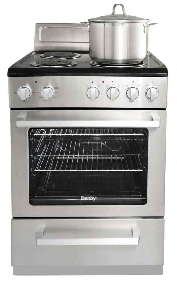 Danby Black and Stainless Coil Range 24" - DERM240BSSC - Image 3