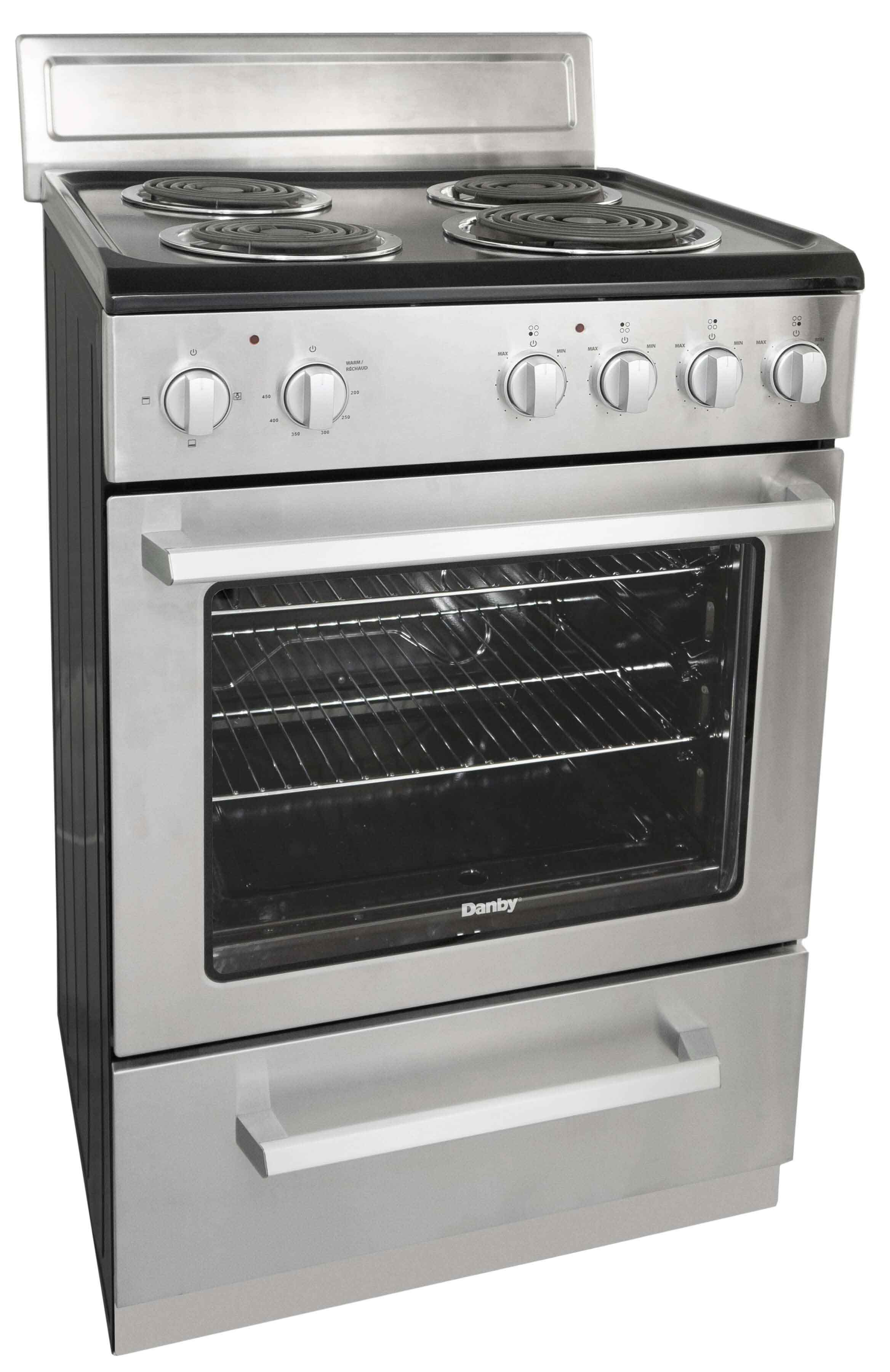 Danby Black and Stainless Coil Range 24" - DERM240BSSC - Image 5