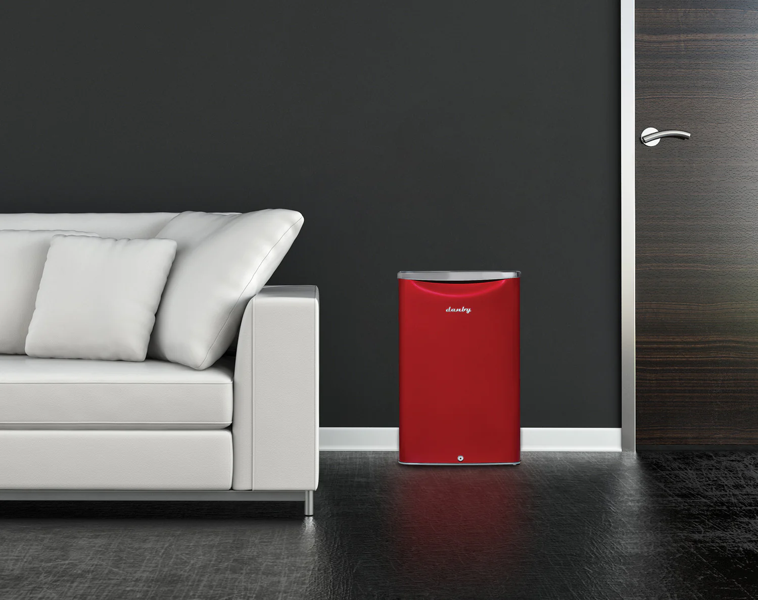 Danby Red Compact Refrigerator (2.6 Cu. Ft.) - DAR026A2LDB - Image 3