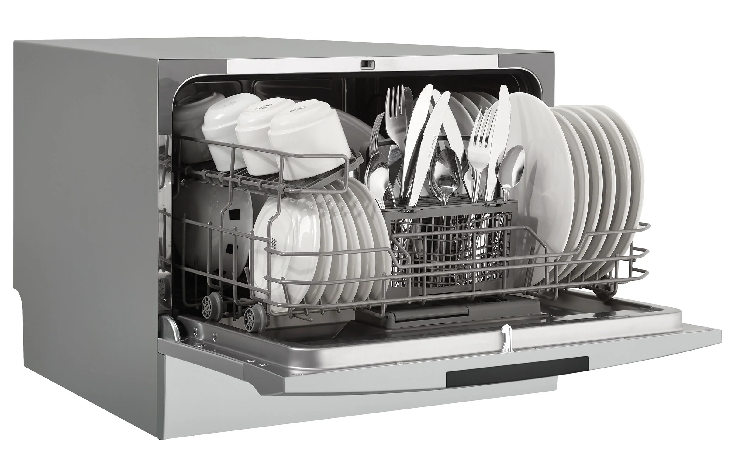 Danby Silver Countertop 18" Dishwasher - DDW631SDB - Image 5