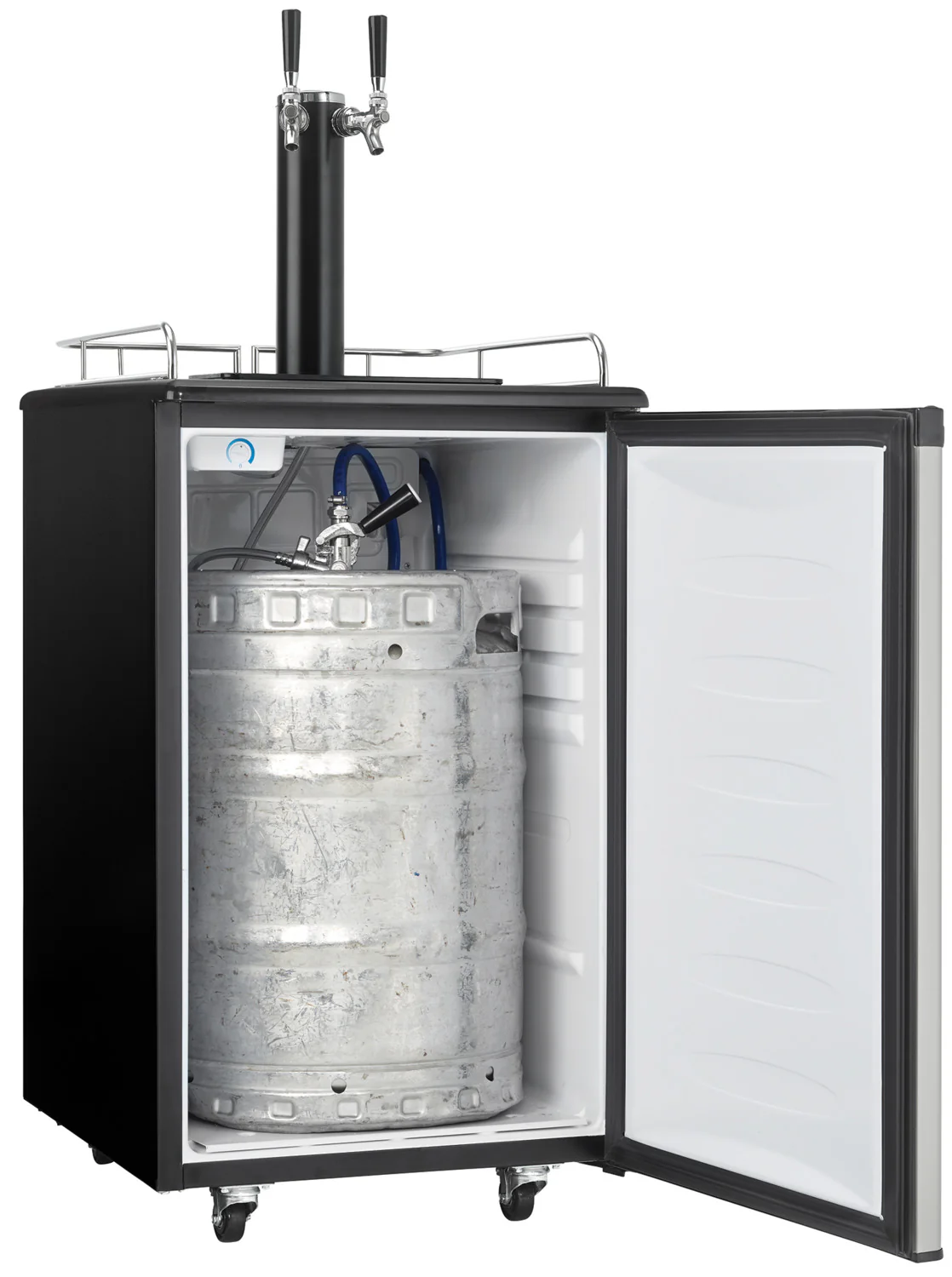 Danby Silver Dual Tap Keg Cooler (5.4 Cu. Ft.) - DKC054A1BSL2DB - Image 3
