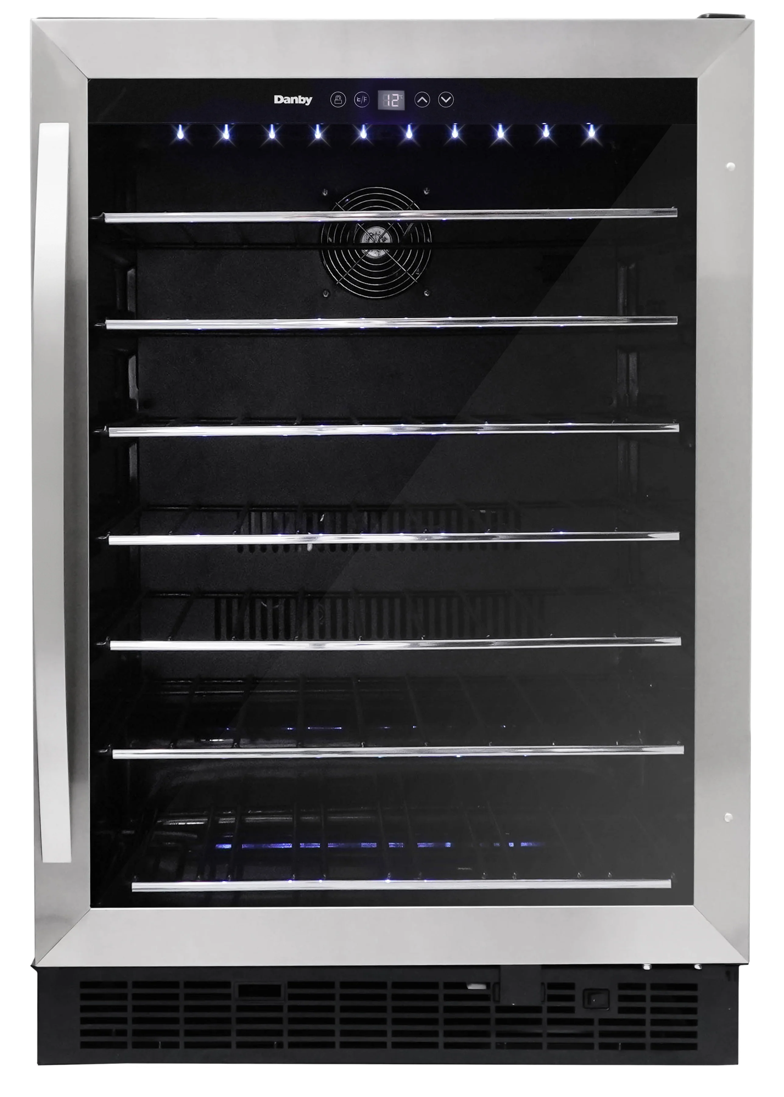 Danby Stainless Buit-In Under-Counter 60 Bottles Wine Cooler - DWC057A1BSS - Image 2