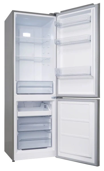 Danby 23.75" 10 Cu. Ft. Stainless Steel Compact Bottom-Freezer Refrigerator - DBMF100B1SLDB - Image 4