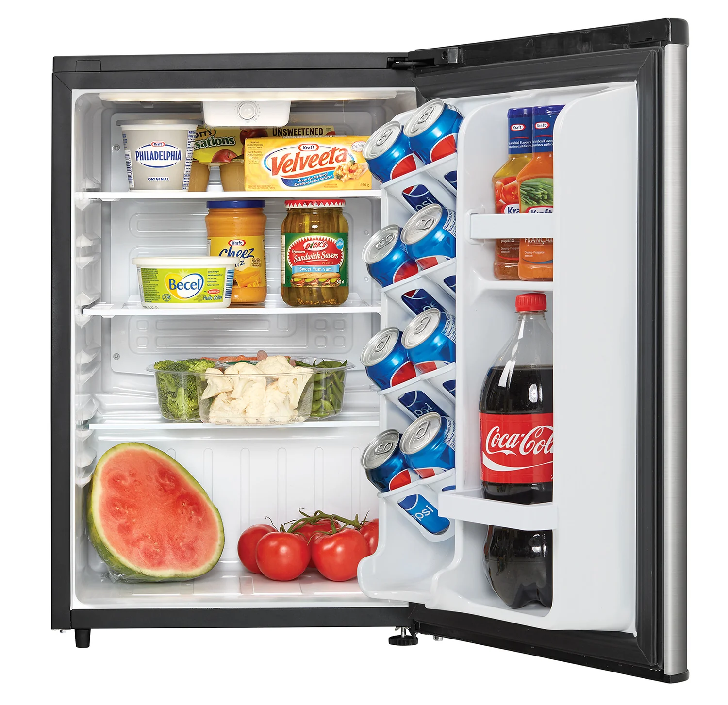 Danby Stainless Steel Compact Refrigerator (2.6 Cu. Ft.) - DAR026A2BSLDB - Image 2