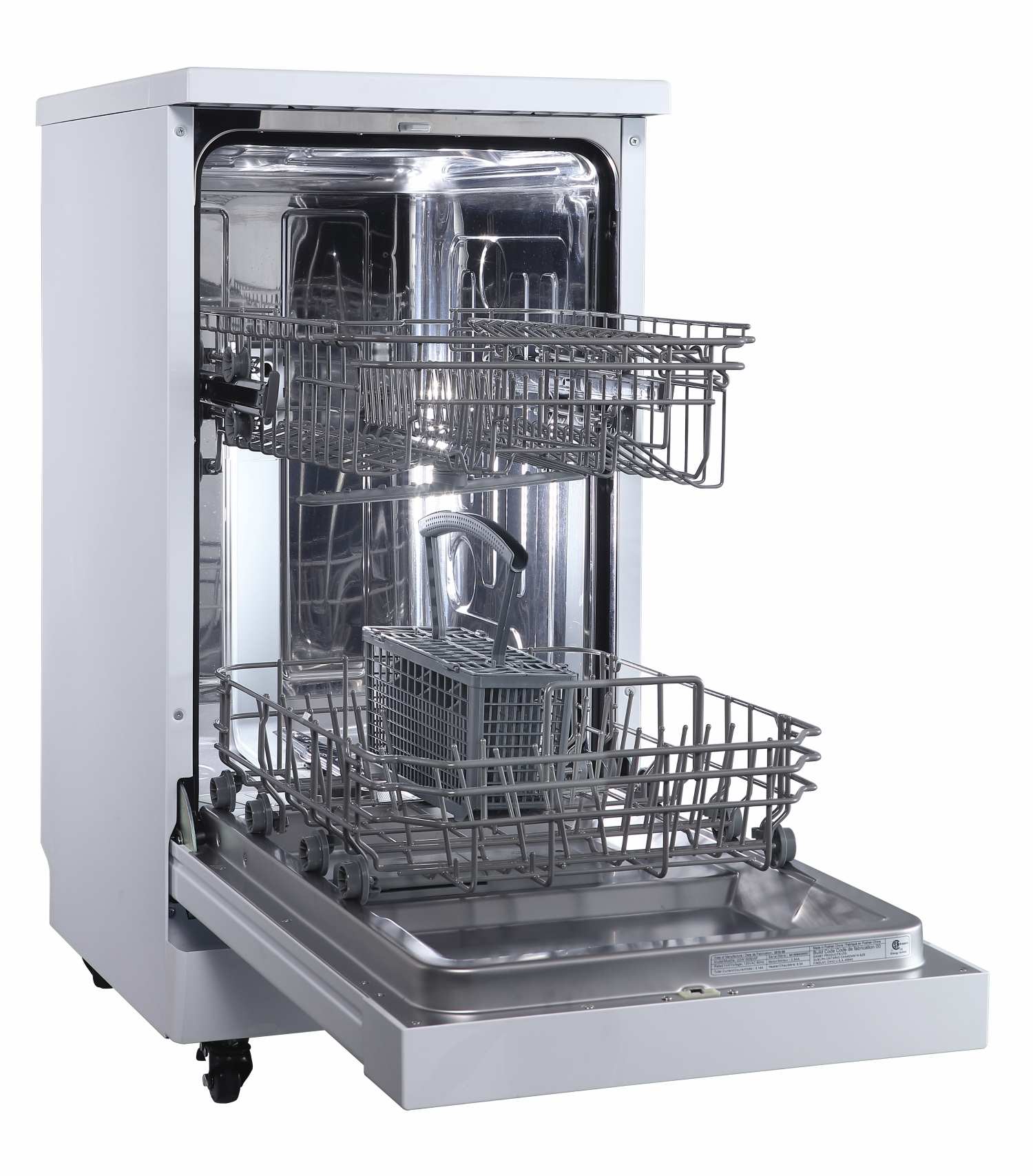Danby White 18″ Portable Dishwasher - DDW1805EWP - Image 3