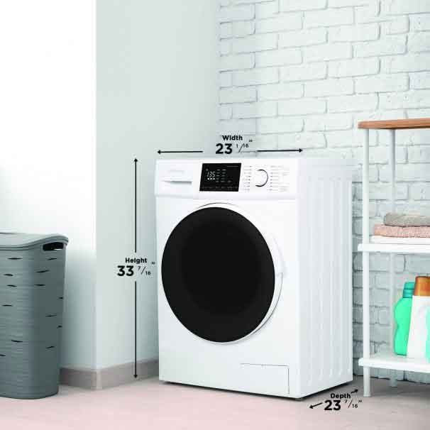 Danby White All In One Ventless Washer And Dryer (2.7 Cu.Ft.) - DWM120WDB-3 - Image 6