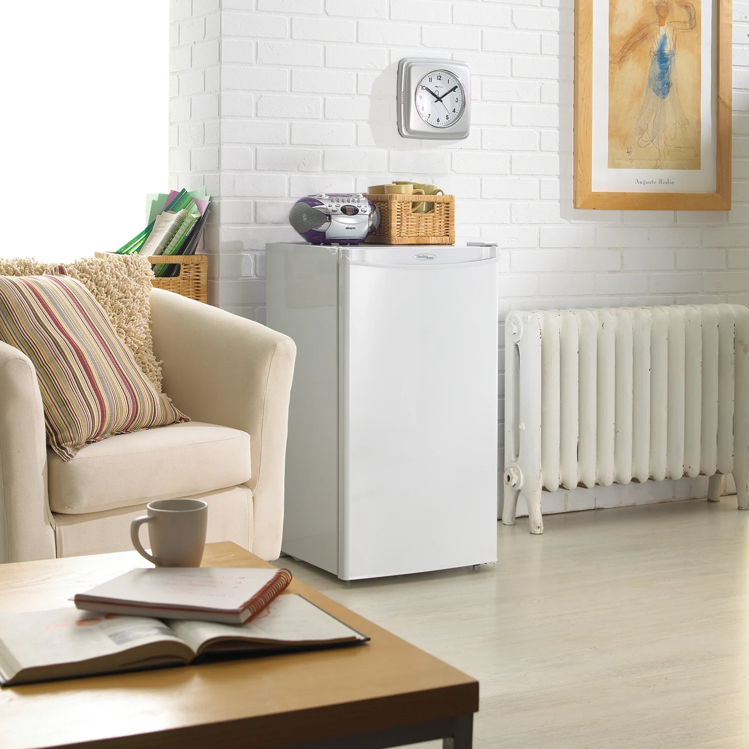 Danby White Compact Refrigerator (3.2 Cu. Ft.) - DCR032A2WDD - Image 2