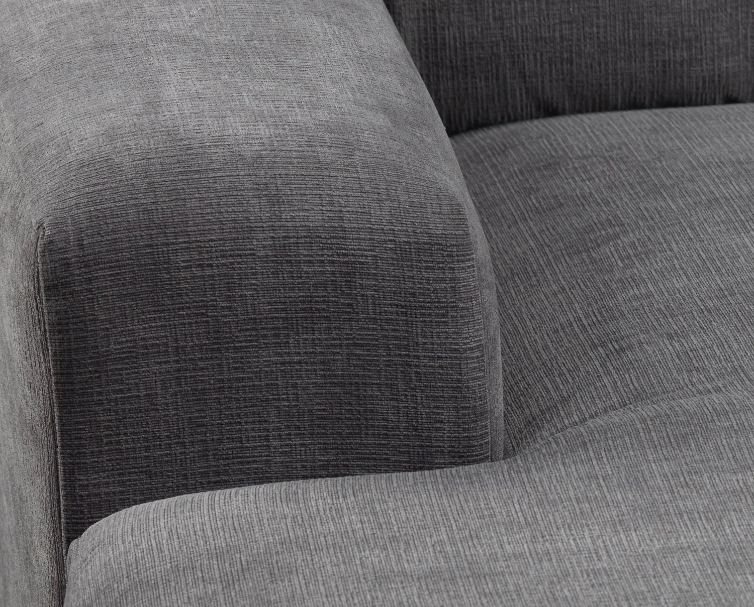 Danielle 2-Piece Sectional with Right-Facing Chaise - Grey - Image 5