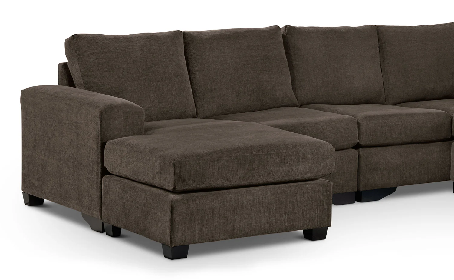 Danielle 3-Piece Sectional with Left-Facing Corner Wedge - Java - Image 3