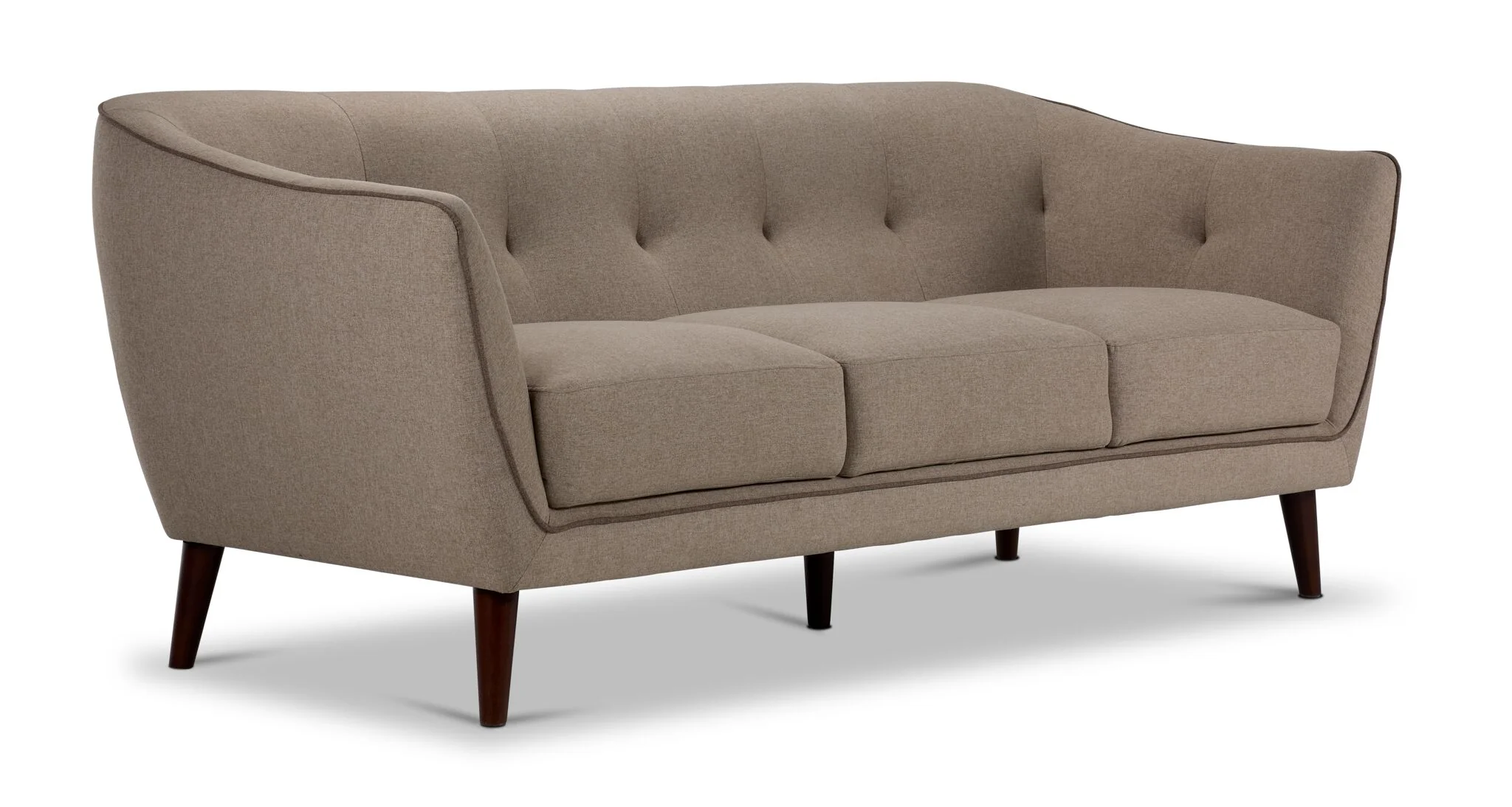 Daphne Sofa and Loveseat Set - Beige - Image 2