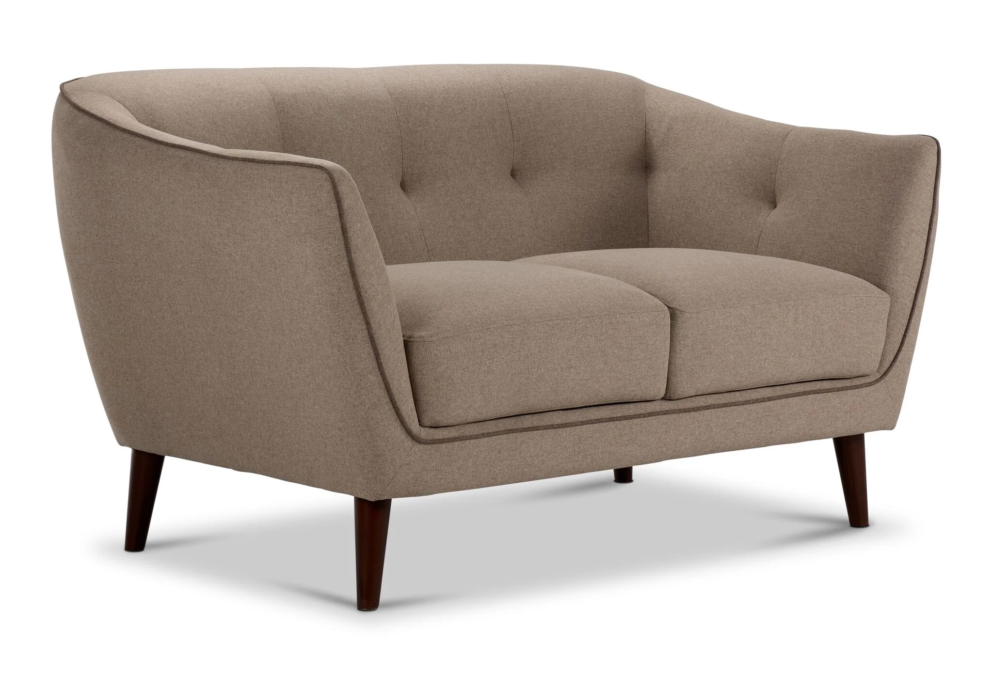Daphne Sofa, Loveseat and Chair Set - Beige - Image 3