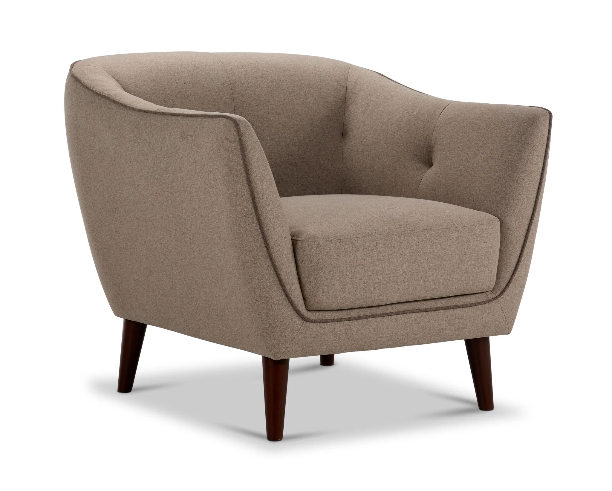 Daphne Sofa, Loveseat and Chair Set - Beige - Image 4