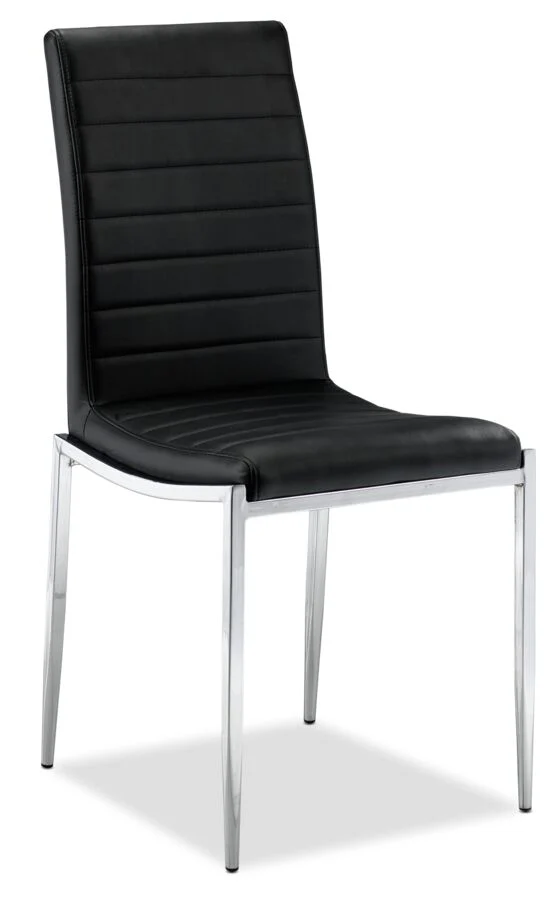 Darron 5-Piece Dining Table Set - Black - Image 4