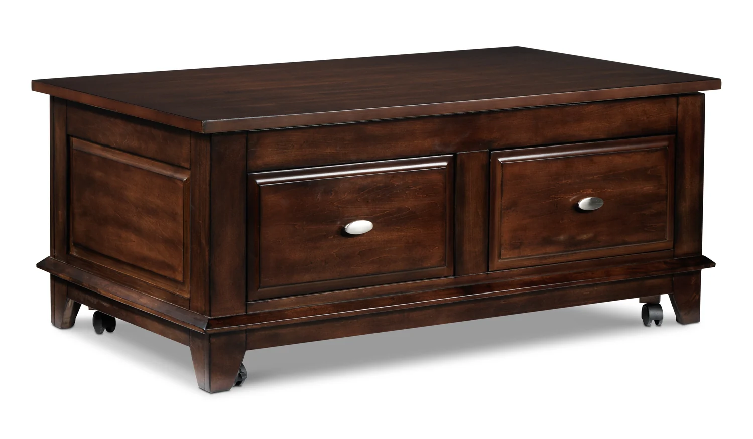 Davidoff Lift-Top Coffee Table and Two End Tables - Walnut - Image 2