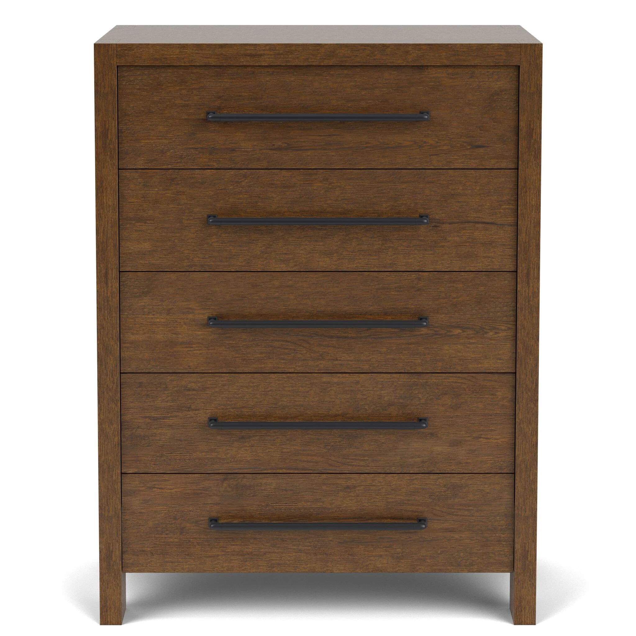 Davie 5-Drawer Chest - Whiskey Barrel Oak - Image 2