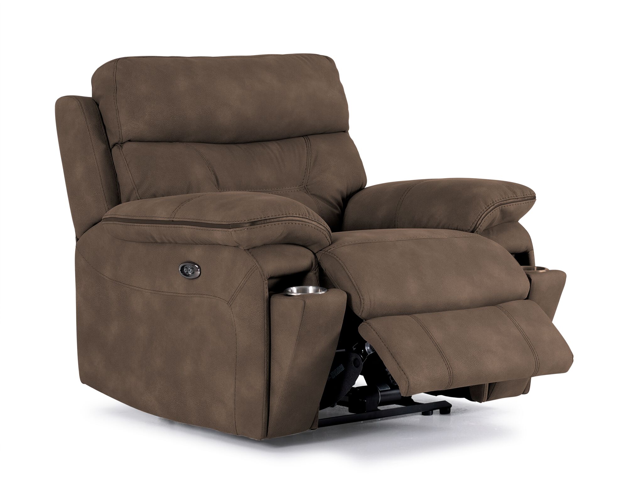 Dawson Power Reclining Chair - Brown - Image 3
