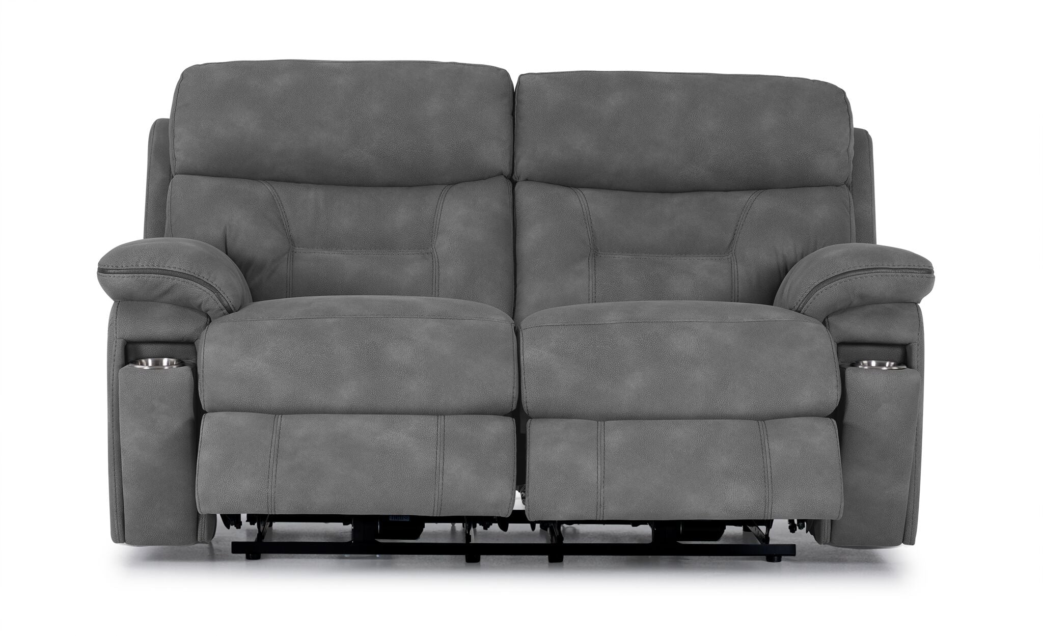 Dawson Power Reclining Loveseat - Silver Grey - Image 4