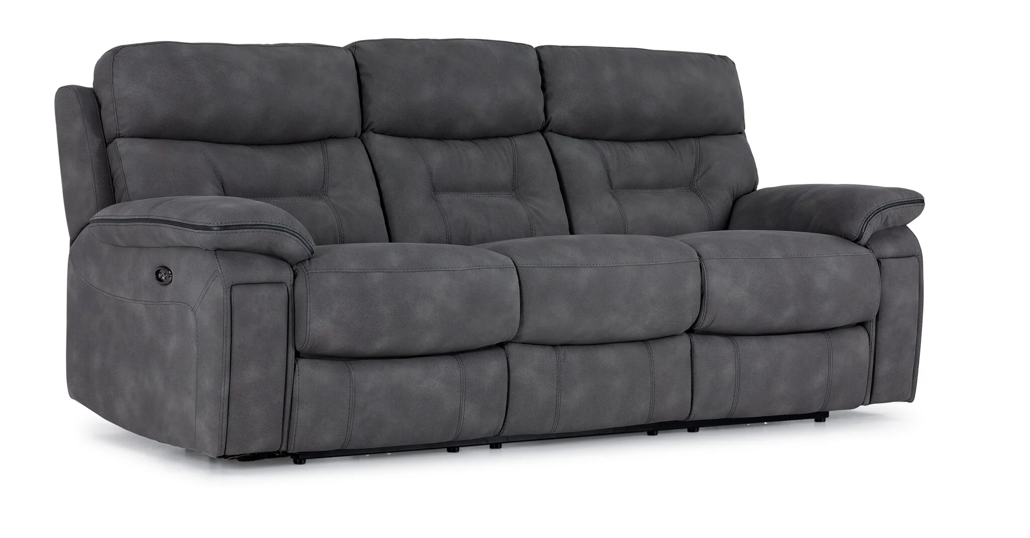 Dawson Power Reclining Sofa and Chair Set - Graphite - Image 3