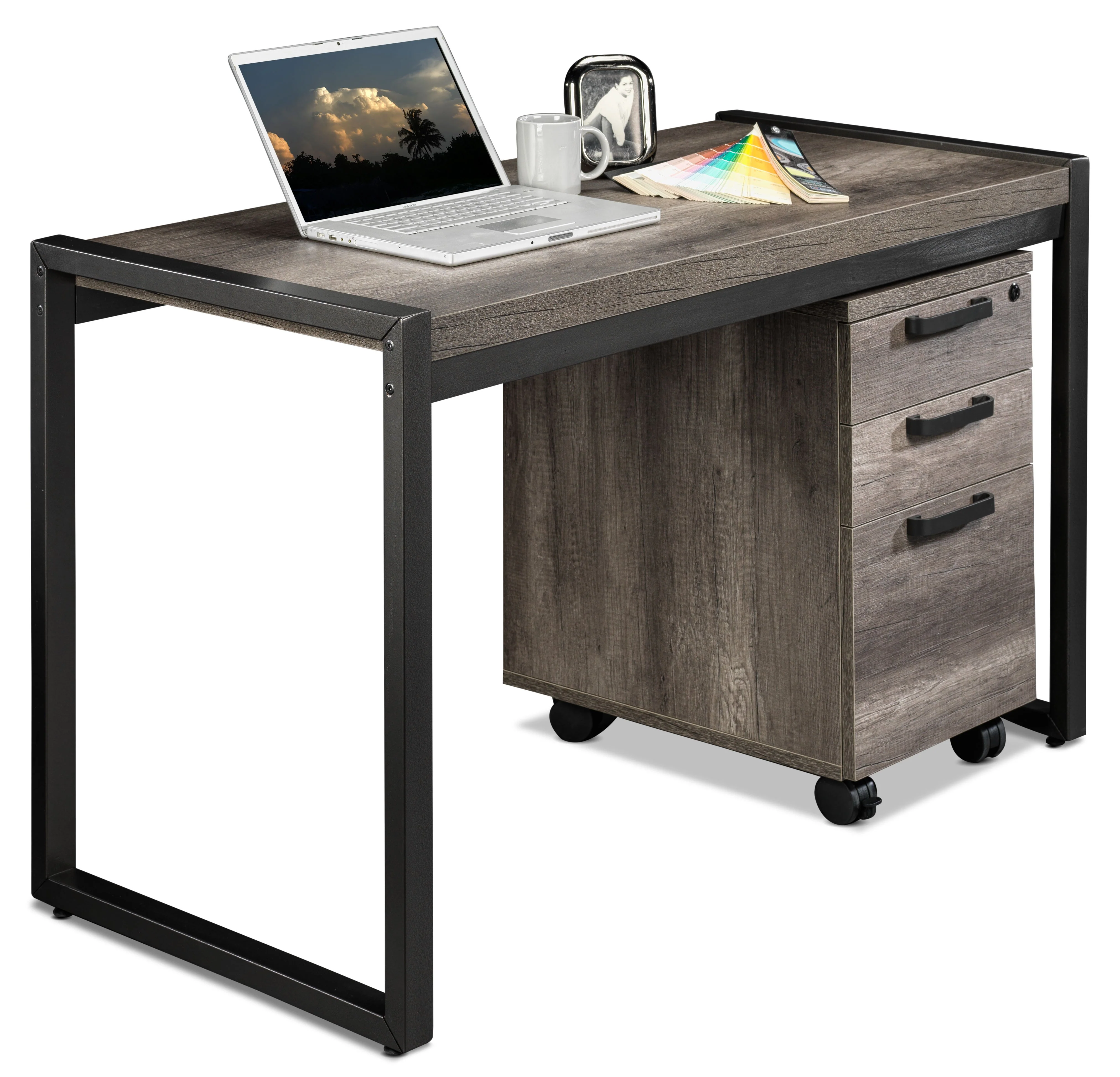 Dean Filing Cabinet - Greystone - Image 6