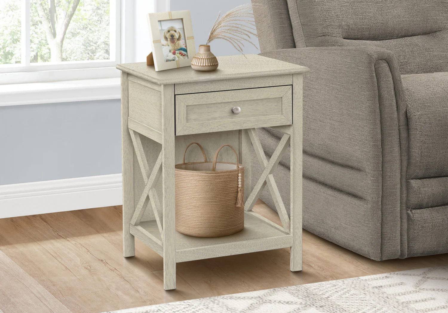 Deanne Side Table - White - Image 2