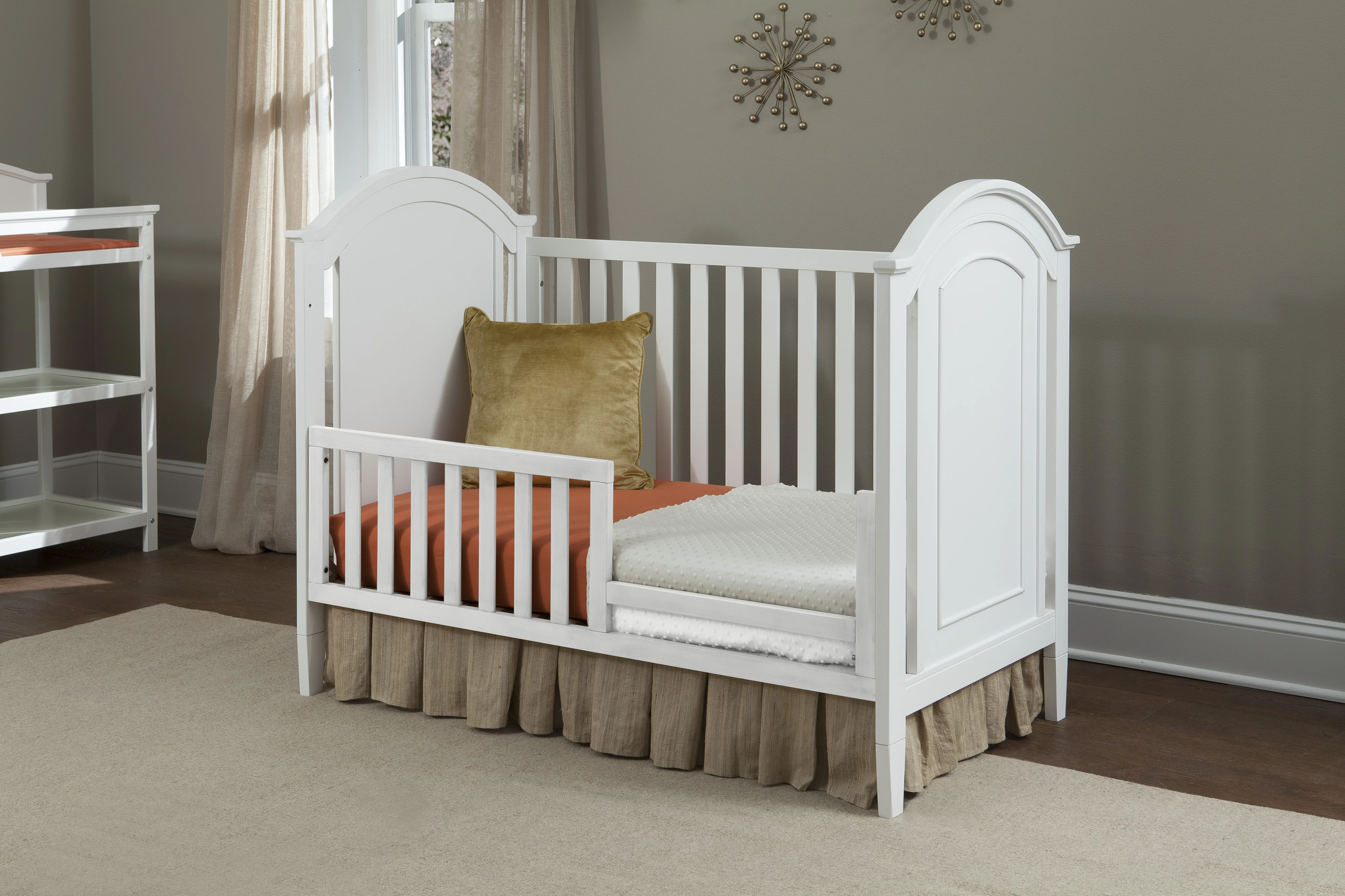 Delia Toddler Rail - White - Image 3